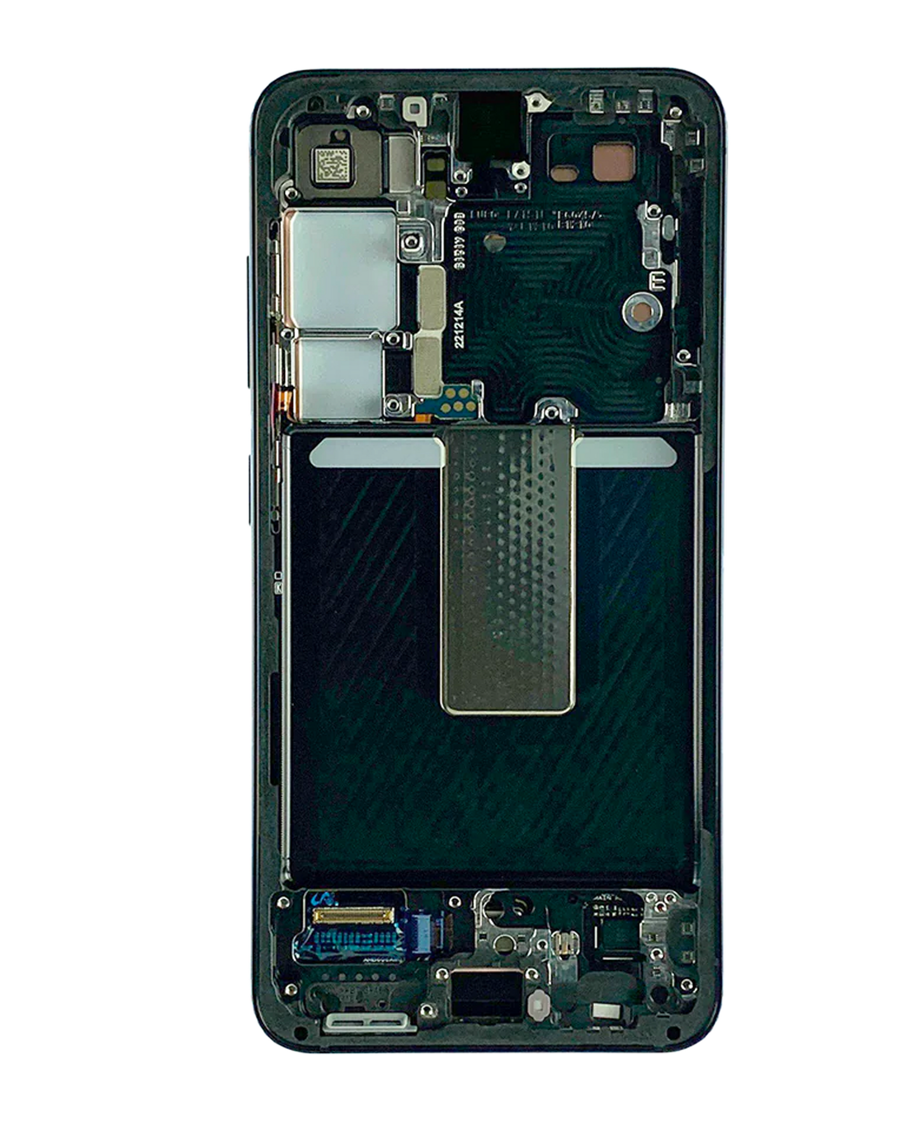 OLED Assembly With Frame Compatible For Samsung Galaxy S23 5G Replacement by MacFactory.Store (US & International) (Service Pack) (Phantom Black)