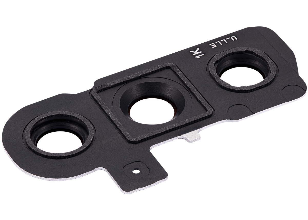 Replacement Back Camera Lens With Cover Bezel Ring Compatible For Samsung Galaxy S23 5G / S23 Plus 5G (Phantom Black)