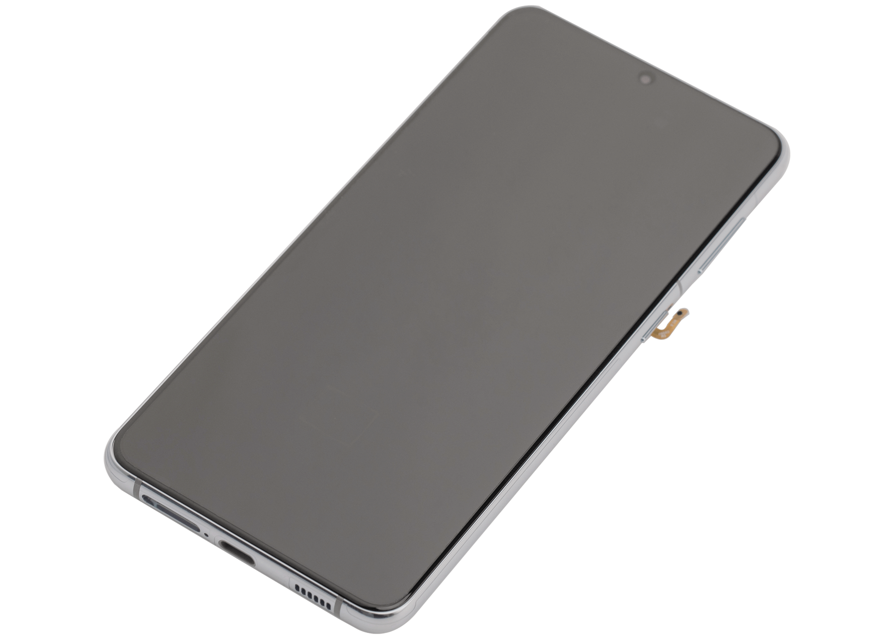 OLED Assembly With Frame Compatible For Samsung Galaxy S21 Plus 5G Replacement (Vemake) (Phantom Silver)