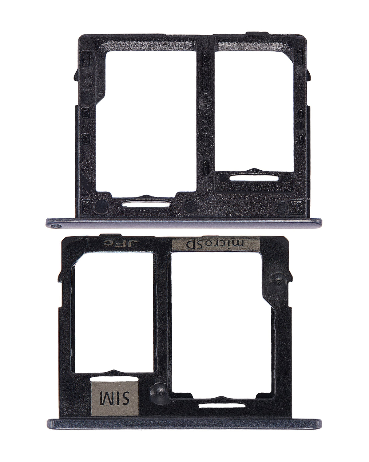 Single Sim Card Tray Replacement Compatible For Samsung Galaxy Tab A 10.1" (T515) (Black)