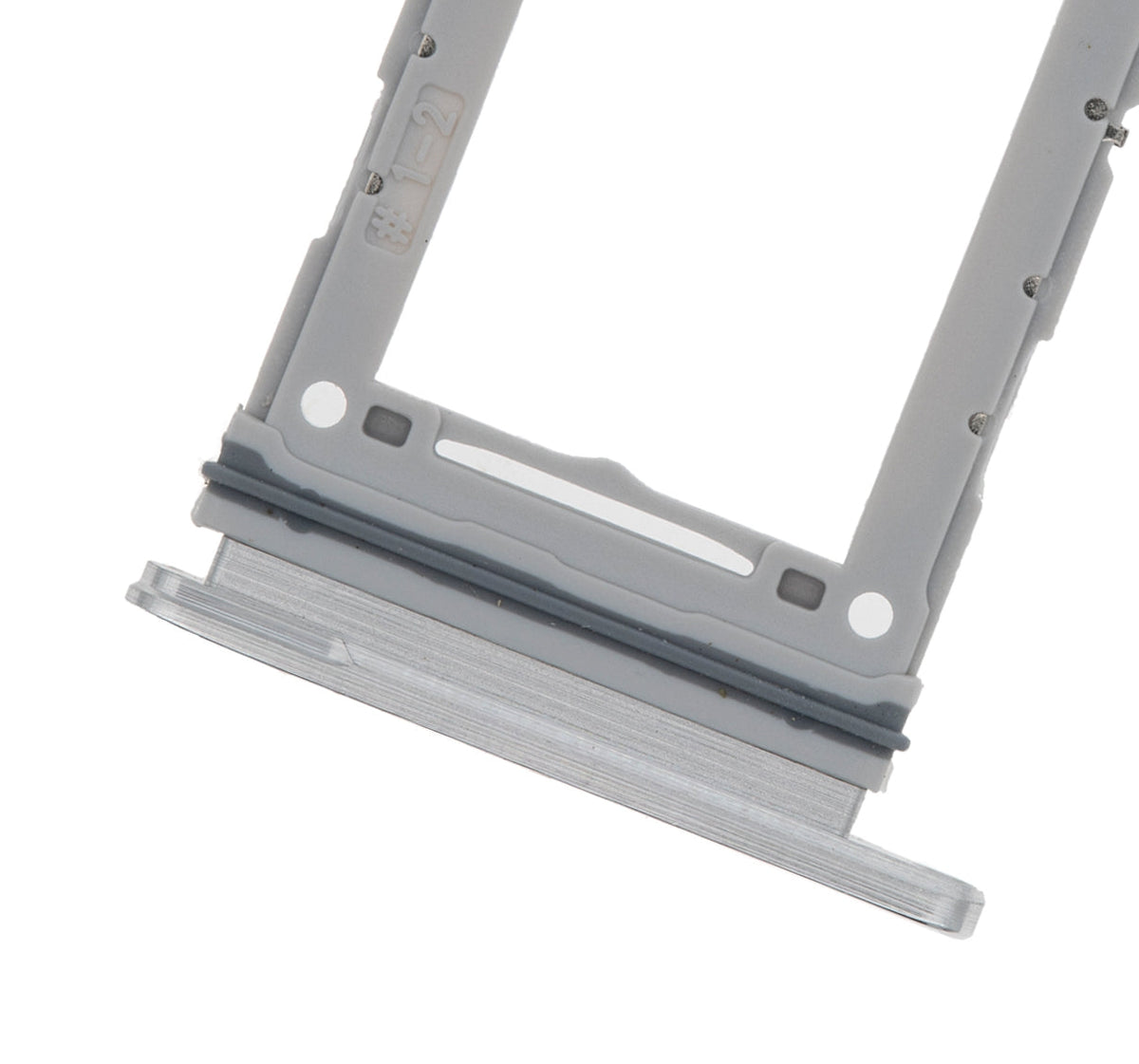 Dual Sim Card Tray Compatible For Samsung Galaxy S20 Replacement (Cosmic Silver)