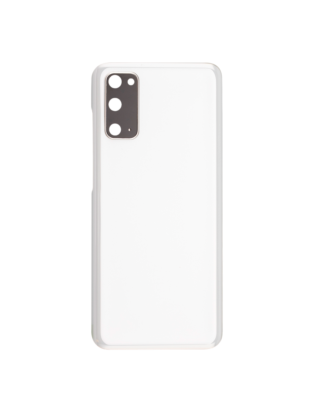 Back Cover Glass With Camera Lens Compatible For Samsung Galaxy S20 Replacement  (No Logo) (Vemake) (Cloud White)