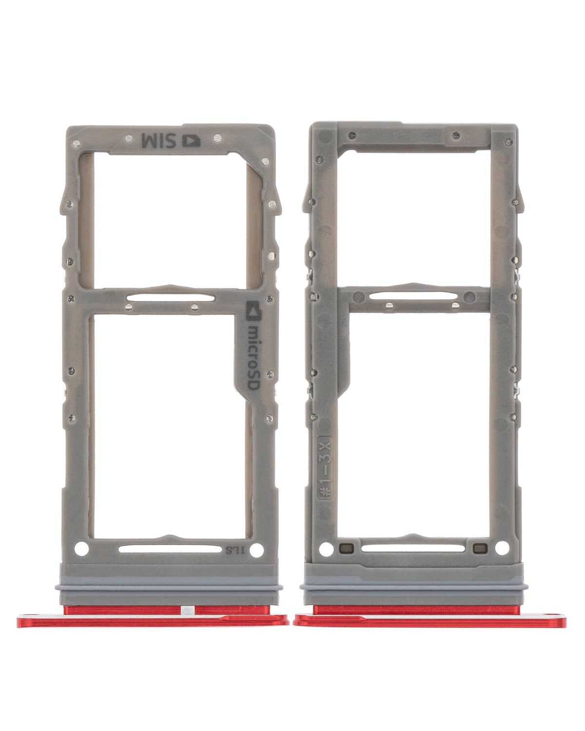 Single Sim Card Tray Replacement Compatible For Samsung Galaxy S20 / S20 Plus / S20 Ultra 5G (Aura Red)