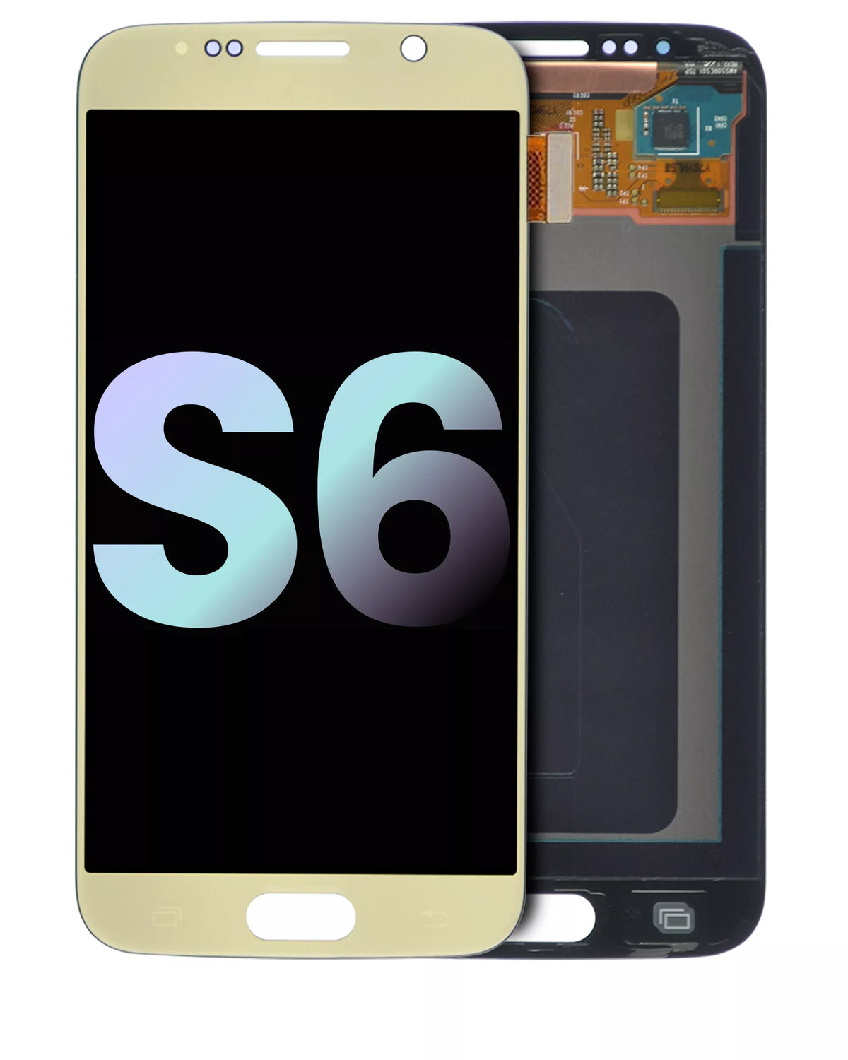 Replacement OLED Assembly Without Frame Compatible For Samsung Galaxy S6 (Service Pack) (Gold Platinum)