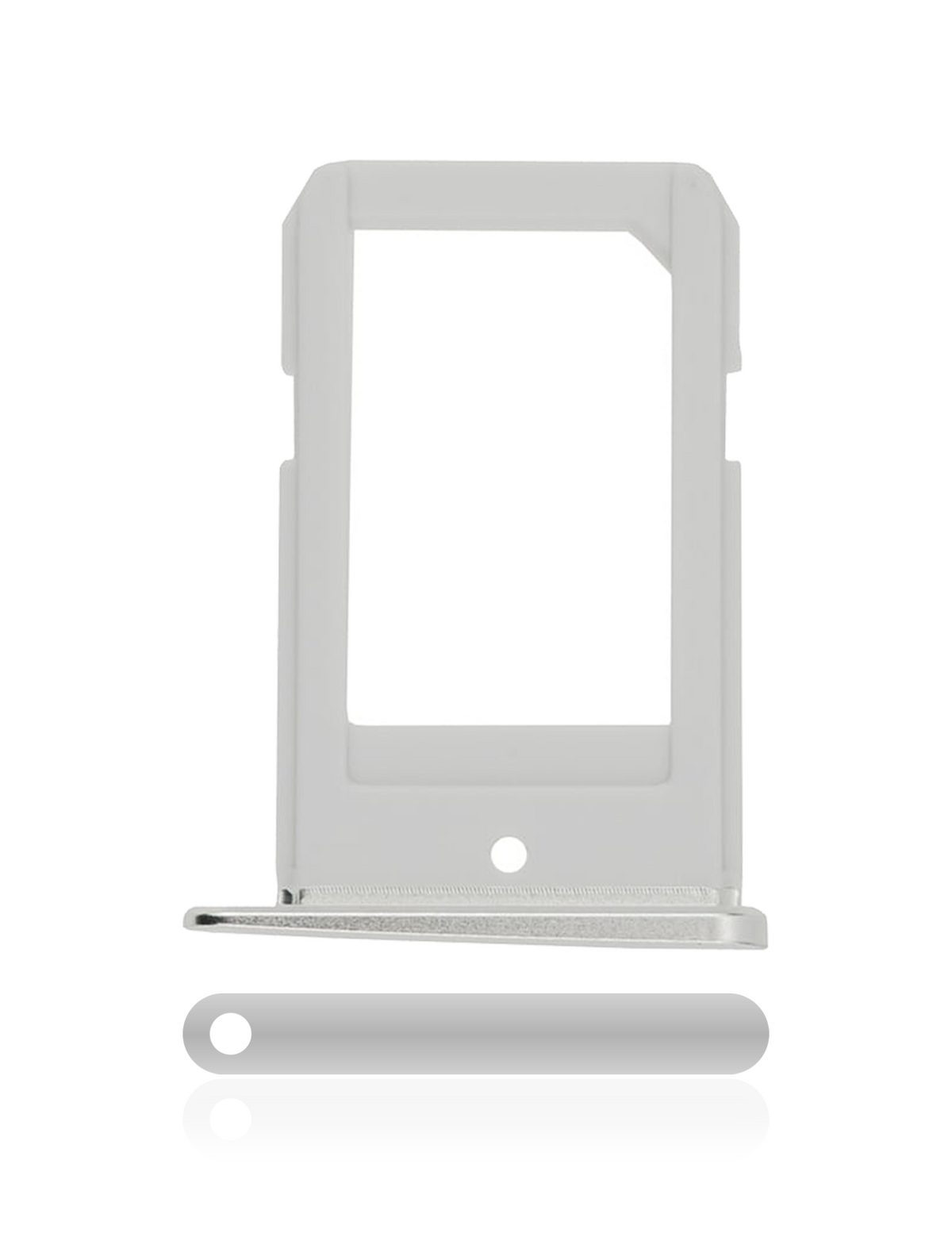 Replacement Sim Card Tray Compatible For Samsung Galaxy S6 Edge (Silver)