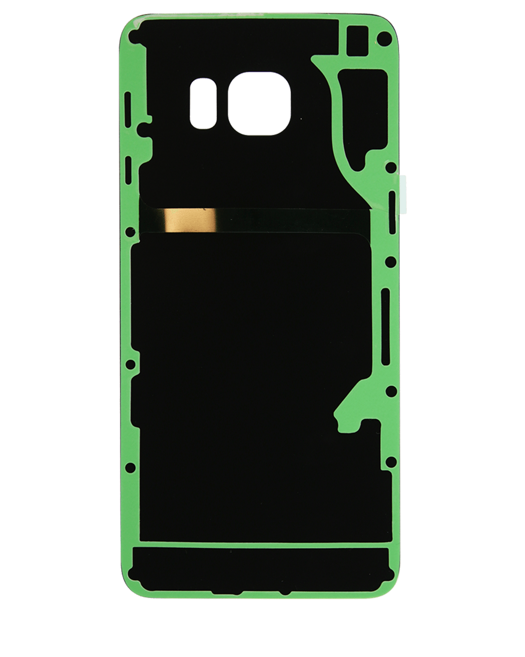 Back Cover Glass Compatible For Samsung Galaxy S6 Edge Plus Replacement (No Logo) (Vemake) (Gold Platinum)