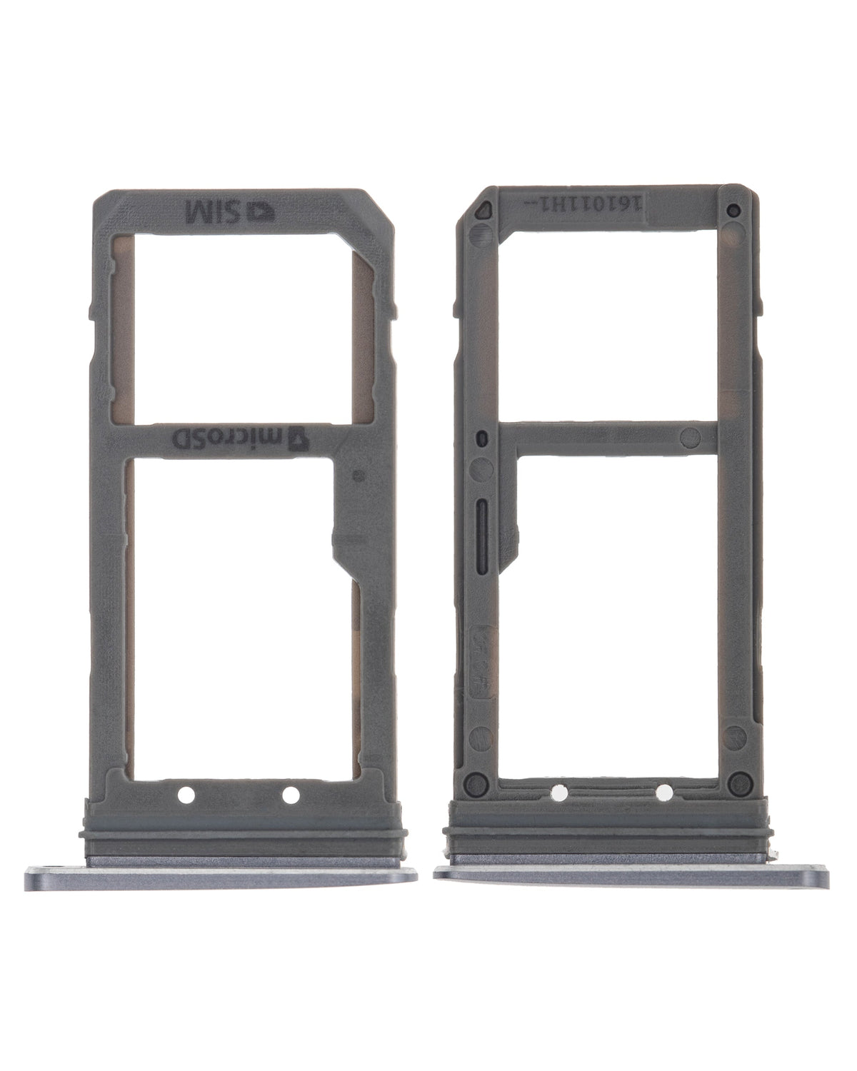 Single Sim Card Tray Compatible For Samsung Galaxy S7 Replacement (Black Onyx)