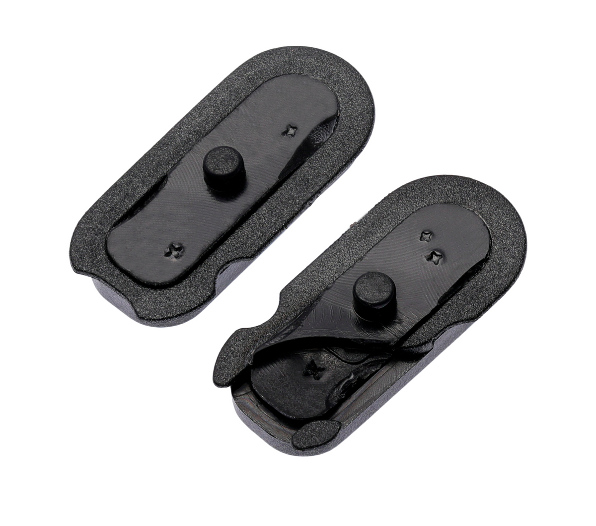 Hard Buttons (Menu / Return) Compatible For Samsung Galaxy S7 Active Replacement (Titanium Gray)