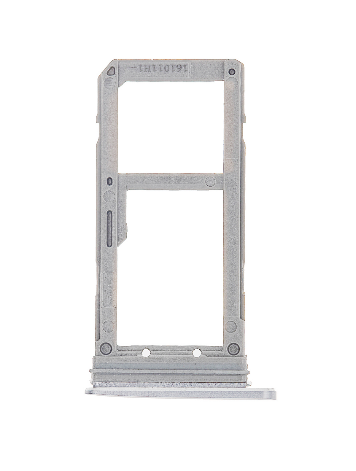 Single Sim Card Tray Replacement Compatible For Samsung Galaxy S7 (Silver)