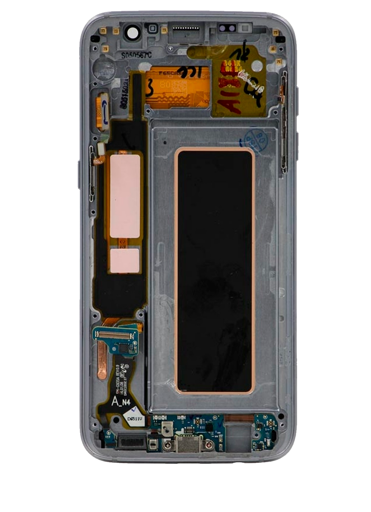 Replacement OLED Assembly With Frame Compatible For Samsung Galaxy S7 Edge (International / G935F) (Refurbished) (Black Onyx)