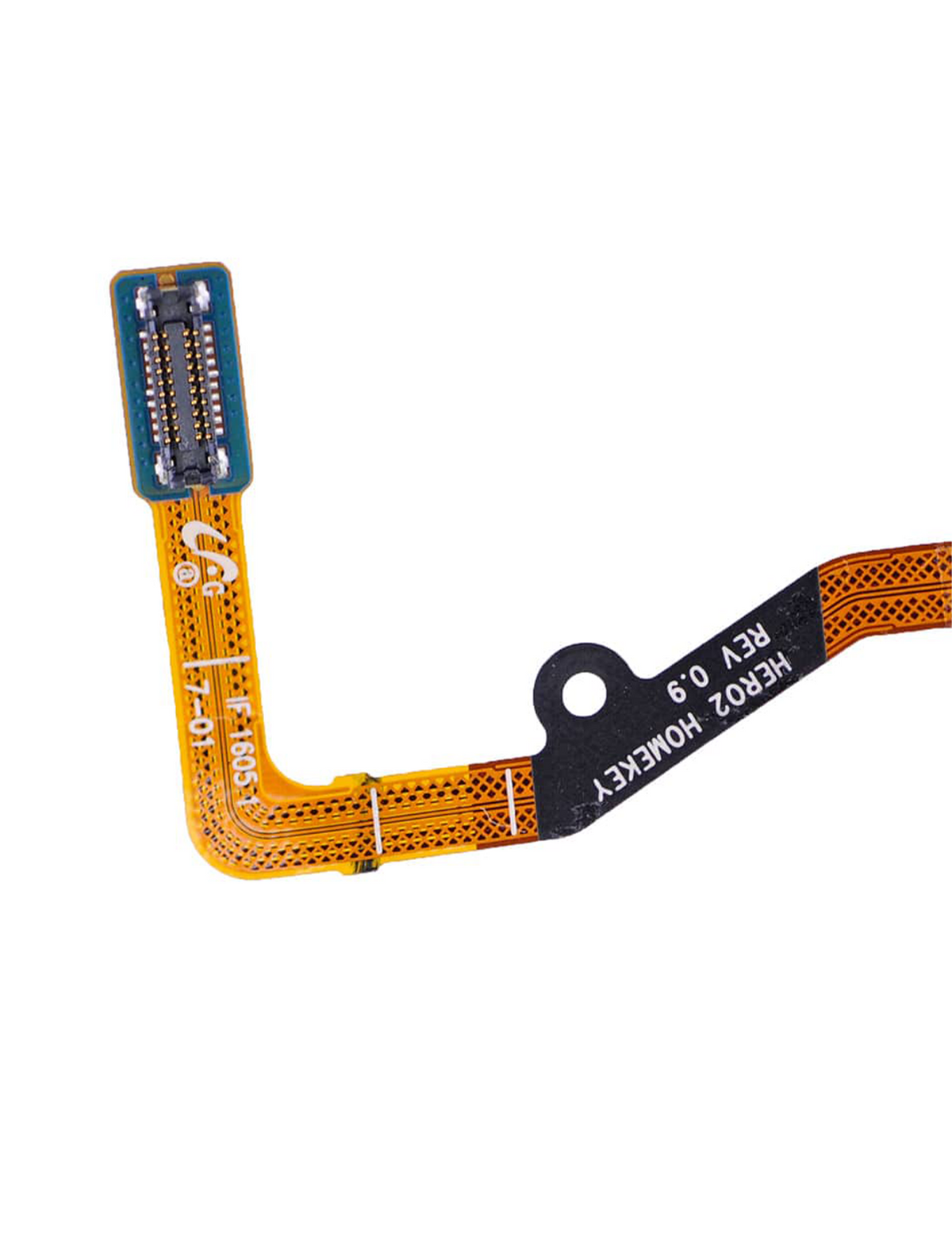 Home Button Flex Cable Compatible For Samsung Galaxy S7 Edge Replacement (Gold)