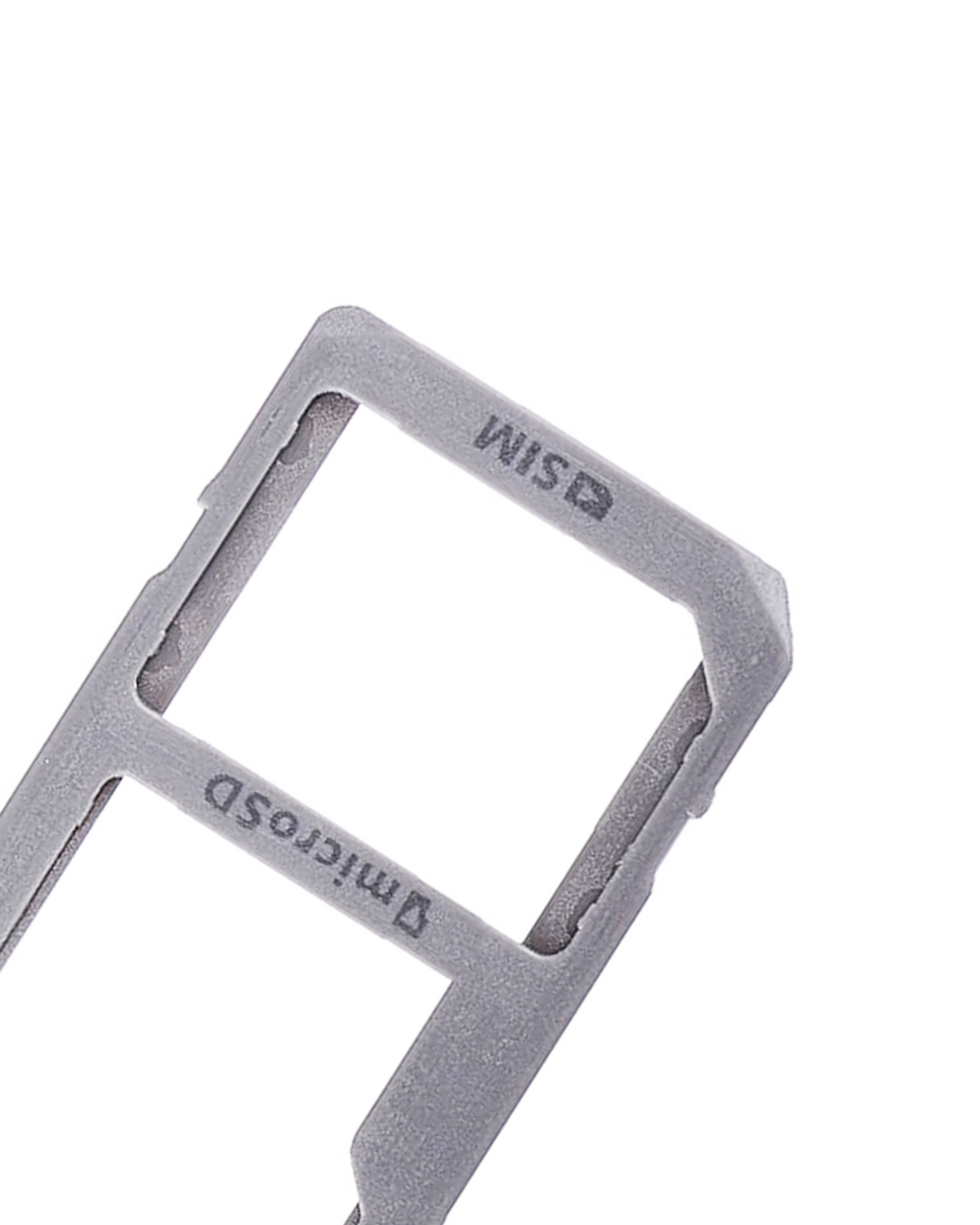 Single Sim Card Tray Compatible For Samsung Galaxy S7 Edge Replacement by Macfactory.in (Silver)