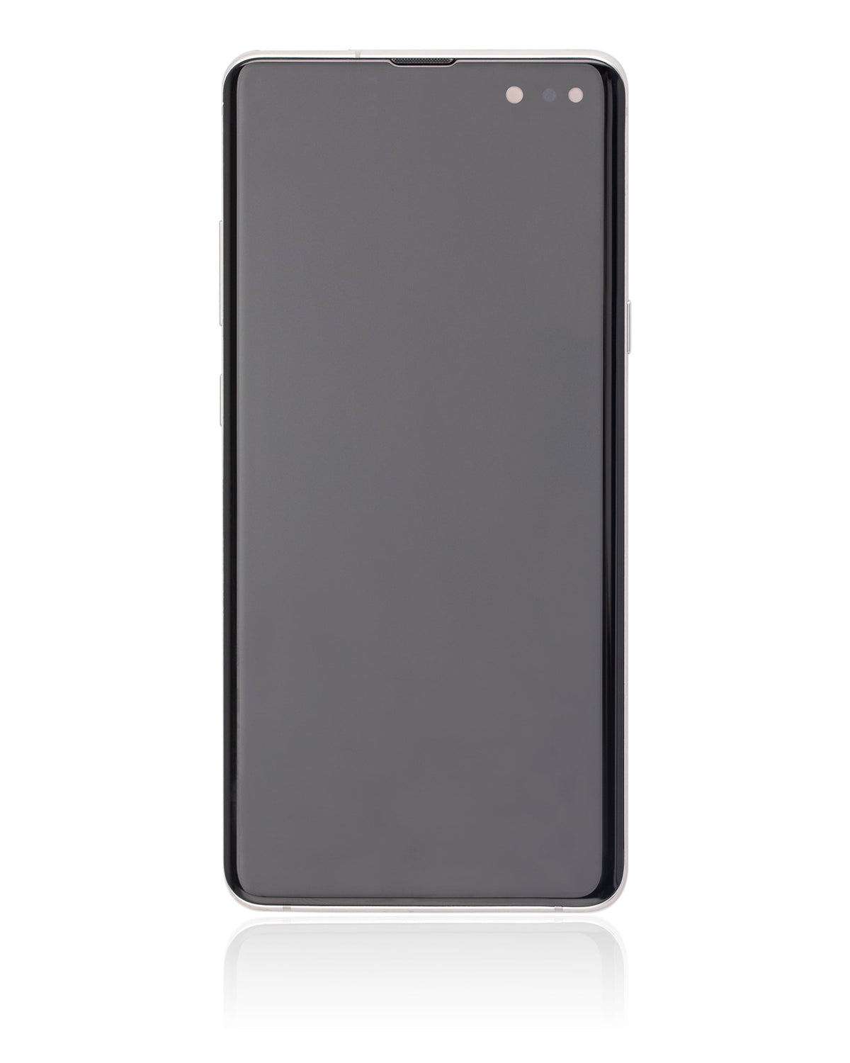 OLED Assembly With Frame Compatible For Samsung Galaxy S10 5G Replacement by Macfactory.Store(Service Pack) (Crown Silver)