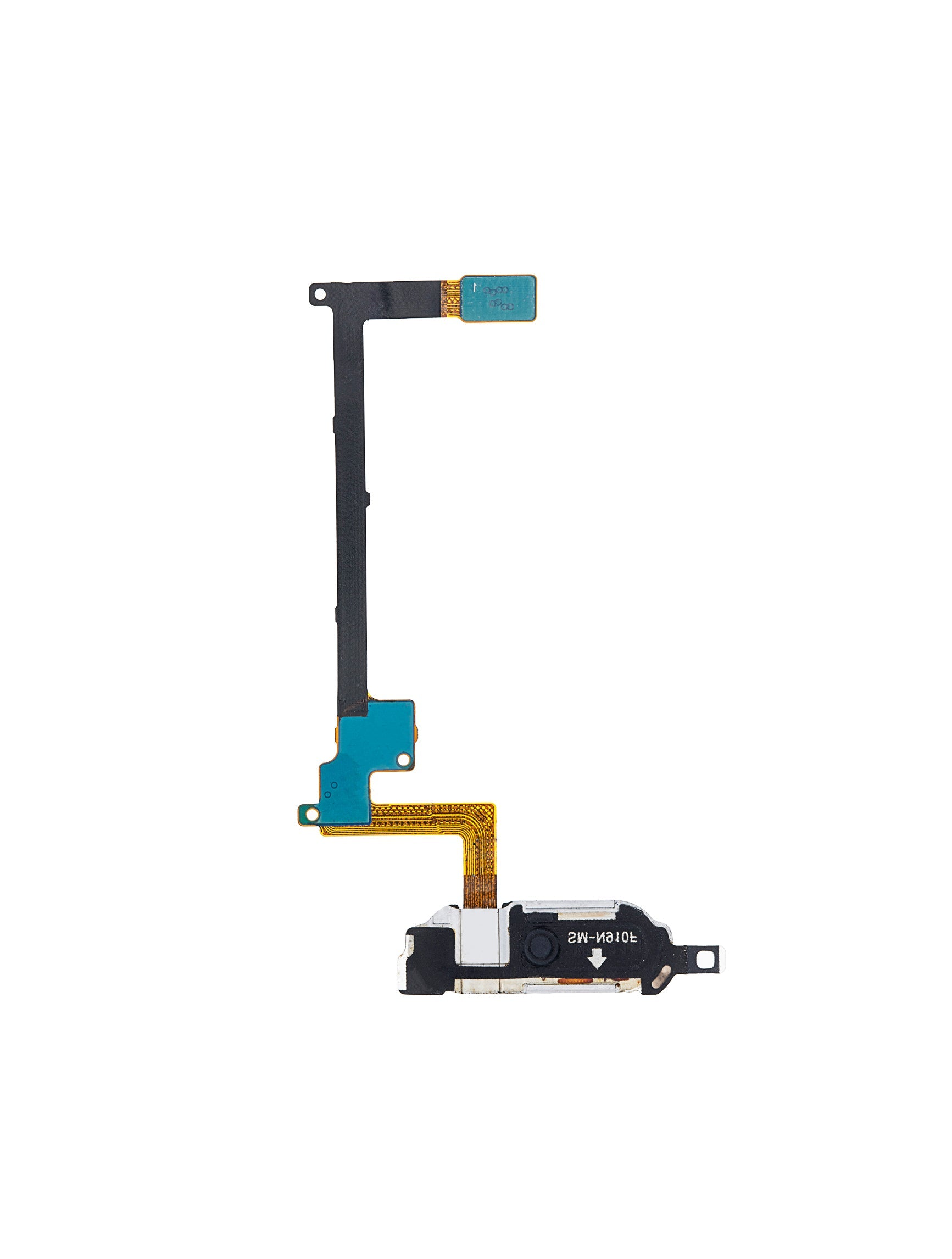 Replacement Home Button With Flex Compatible For Samsung Galaxy Note 4 (Black)