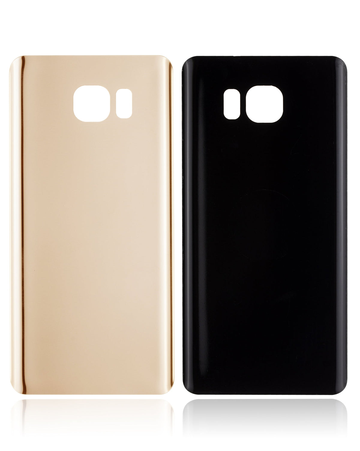 Back Cover Glass Compatible For Samsung Galaxy Note 5 Replacement (No Logo) (Vemake) (Gold Platinum)