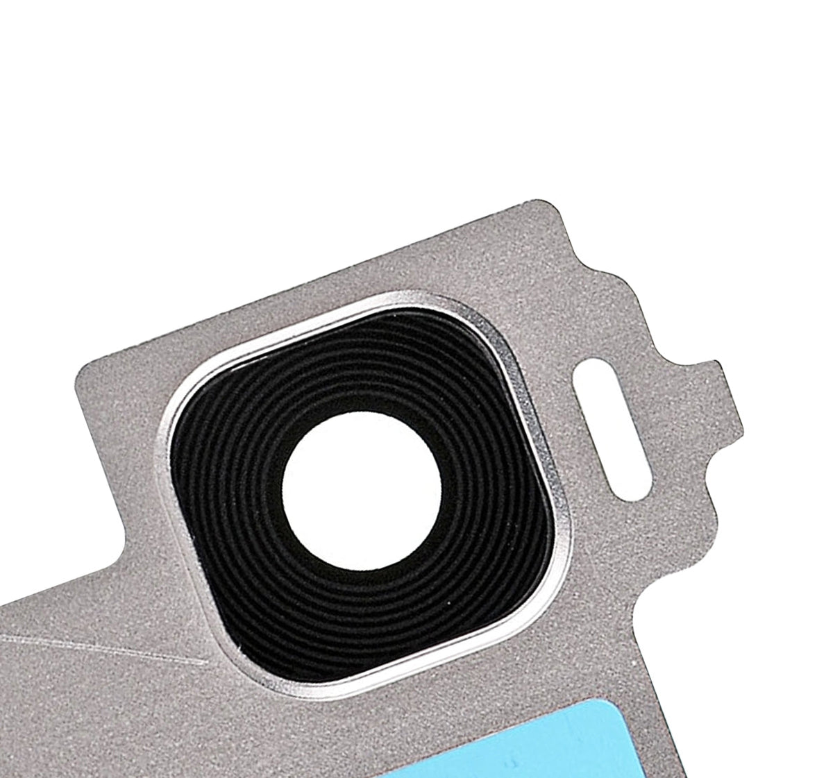 Replacement Back Camera Lens With Bezel Ring Compatible For Samsung Galaxy S8 (Arctic Silver)
