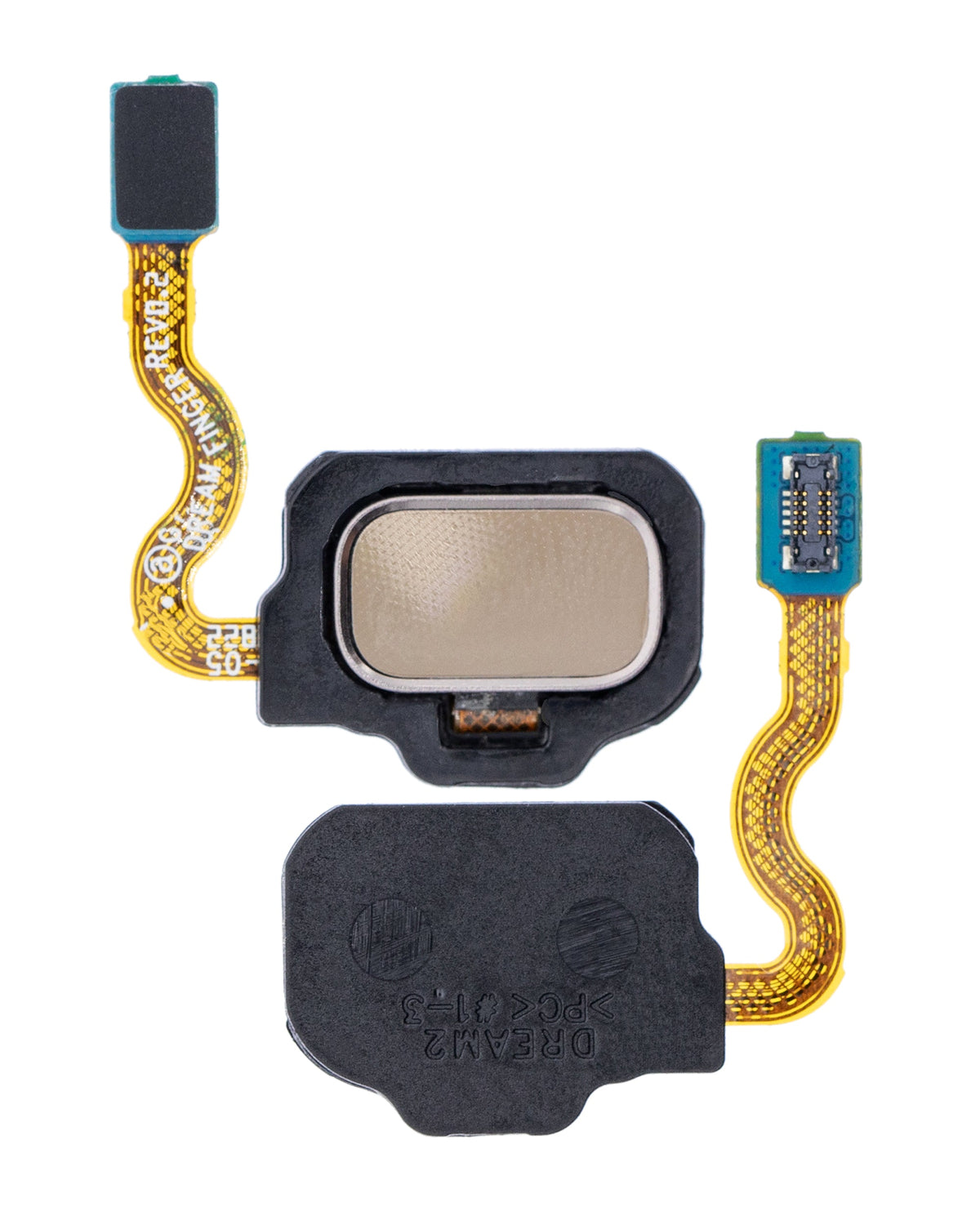 Fingerprint Reader With Flex Cable Replacement Compatible For Samsung Galaxy S8 / S8 Plus (Maple Gold)