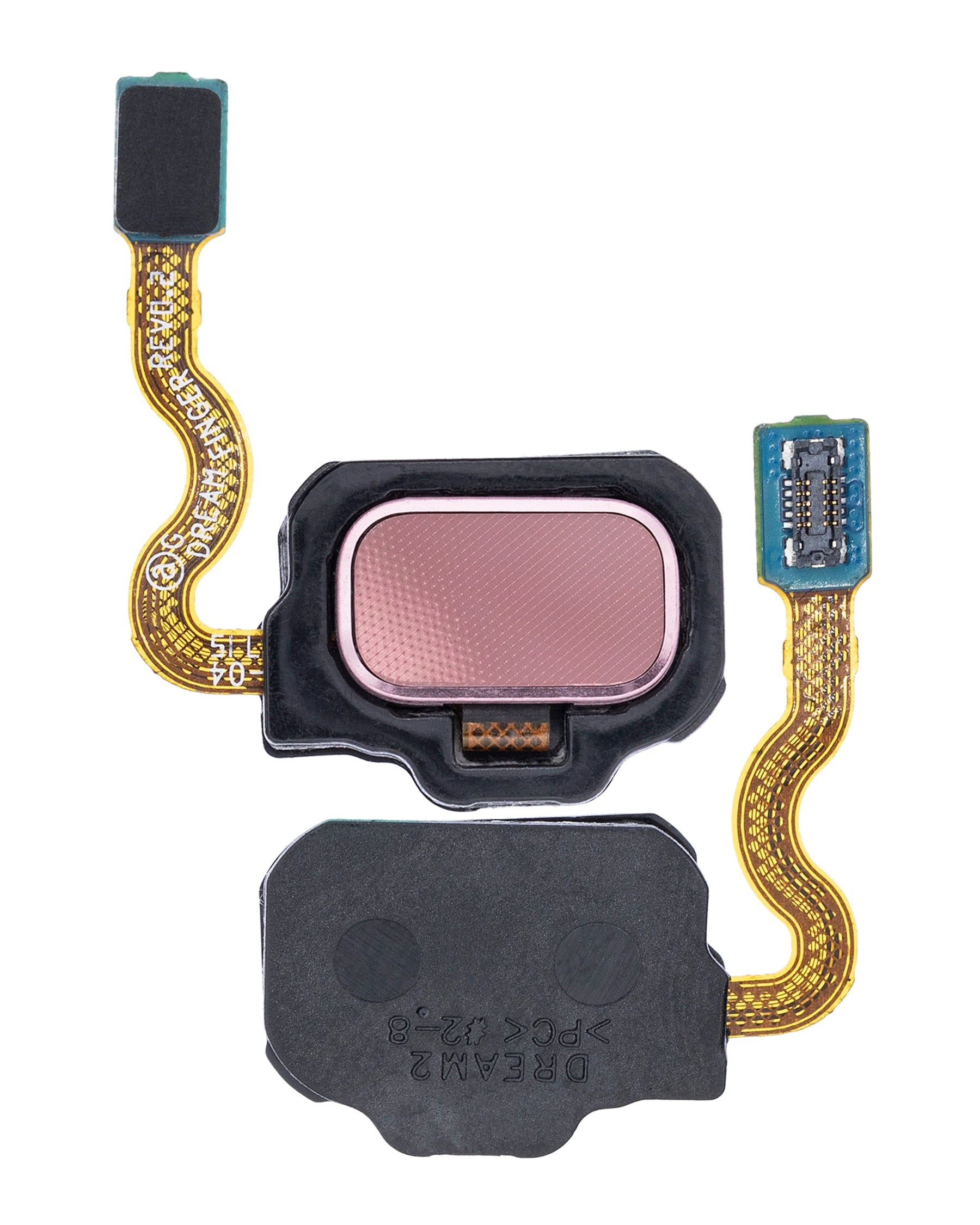 Fingerprint Reader With Flex Cable Replacement Compatible For Samsung Galaxy S8 / S8 Plus (Rose Gold)