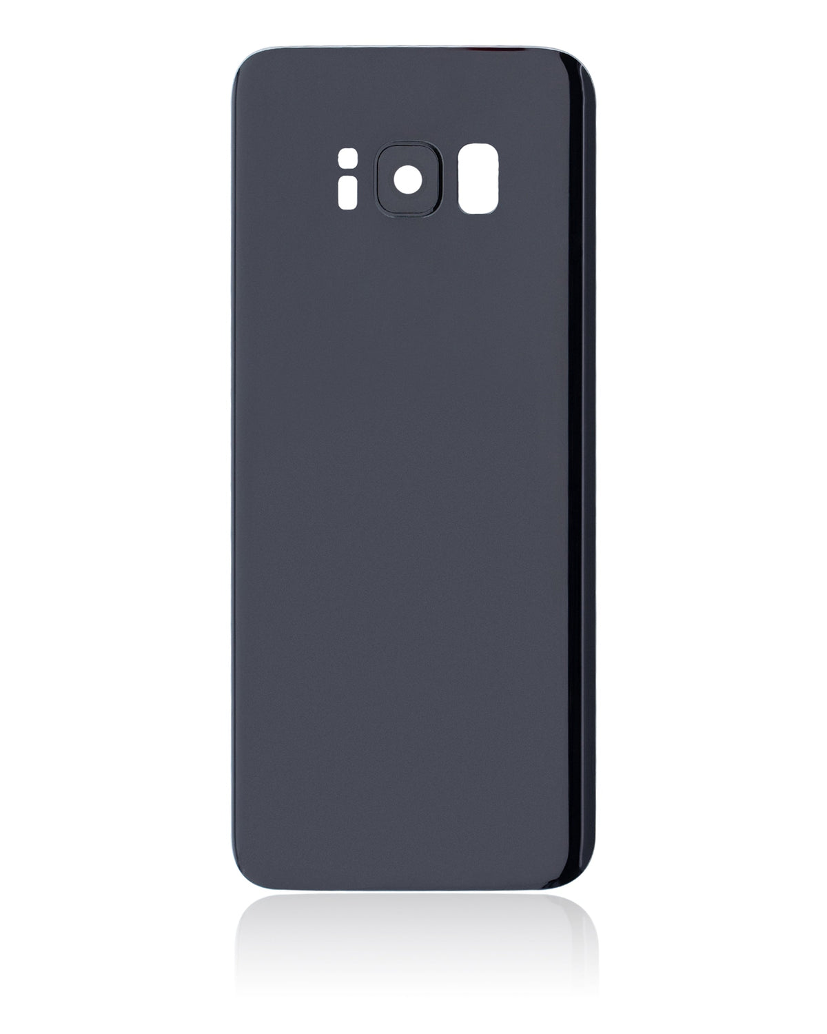 Back Cover Glass With Camera Lens Compatible For Samsung Galaxy S8 Replacement (Service Pack) (Midnight Black)