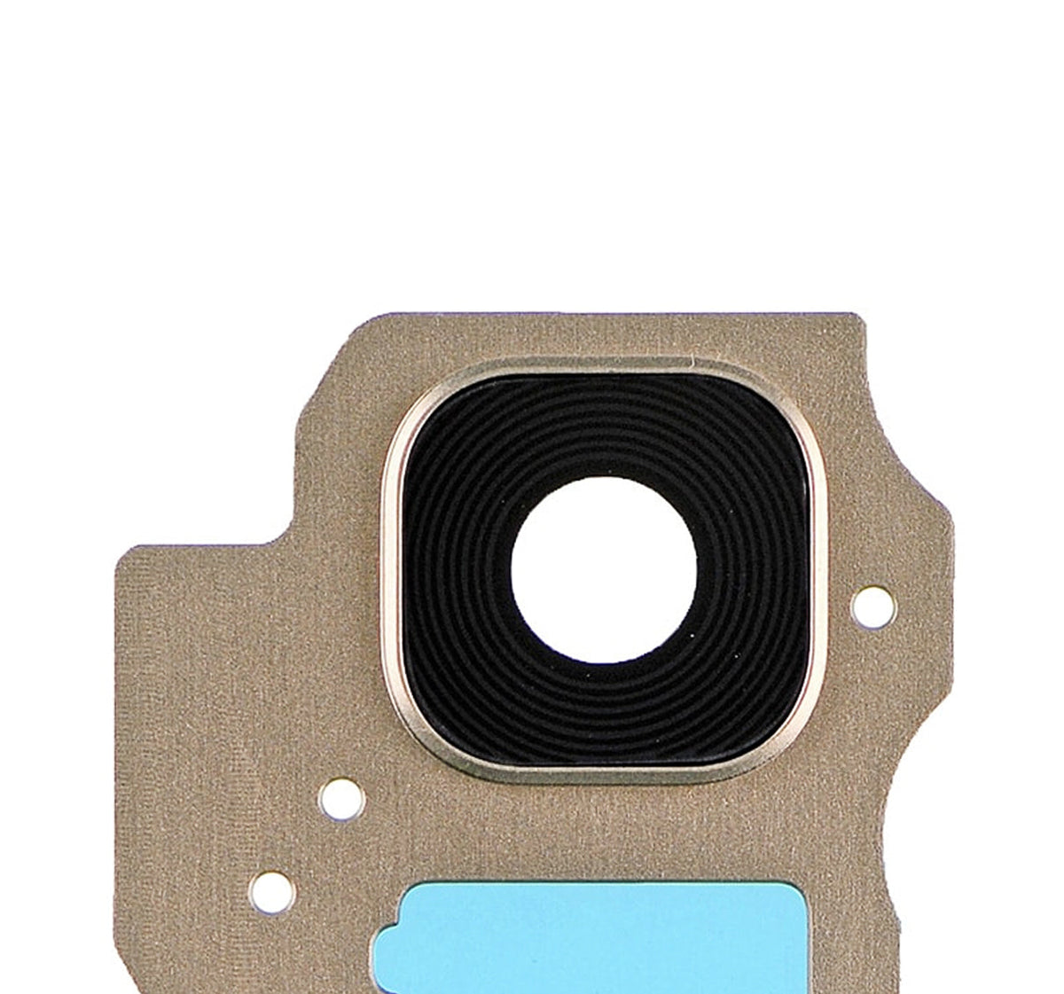 Back Camera Lens With Bezel Ring Replacement Compatible For Samsung Galaxy S8 Plus (Gold)