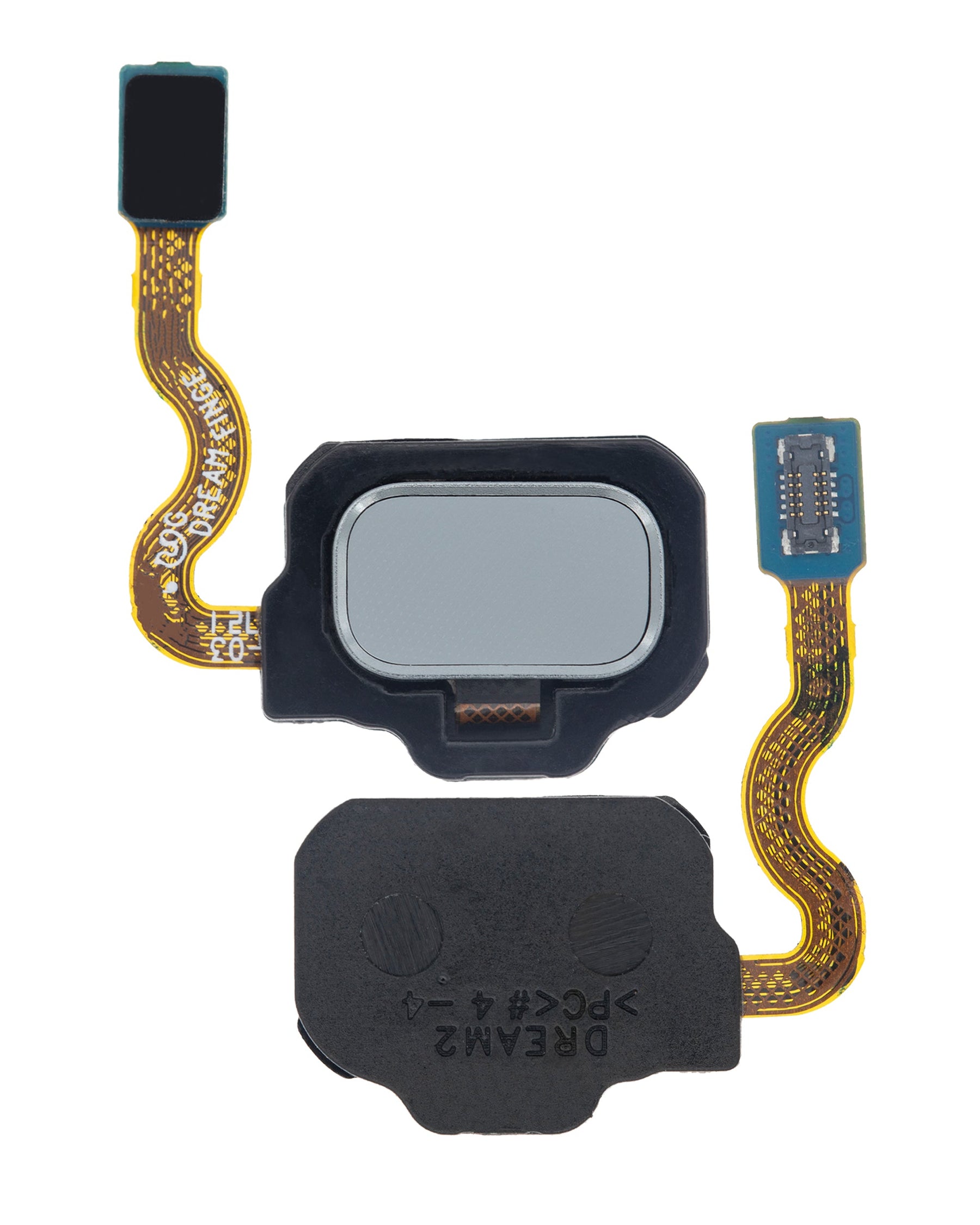 Fingerprint Reader With Flex Cable Replacement Compatible For Samsung Galaxy S8 / S8 Plus (Arctic Silver)