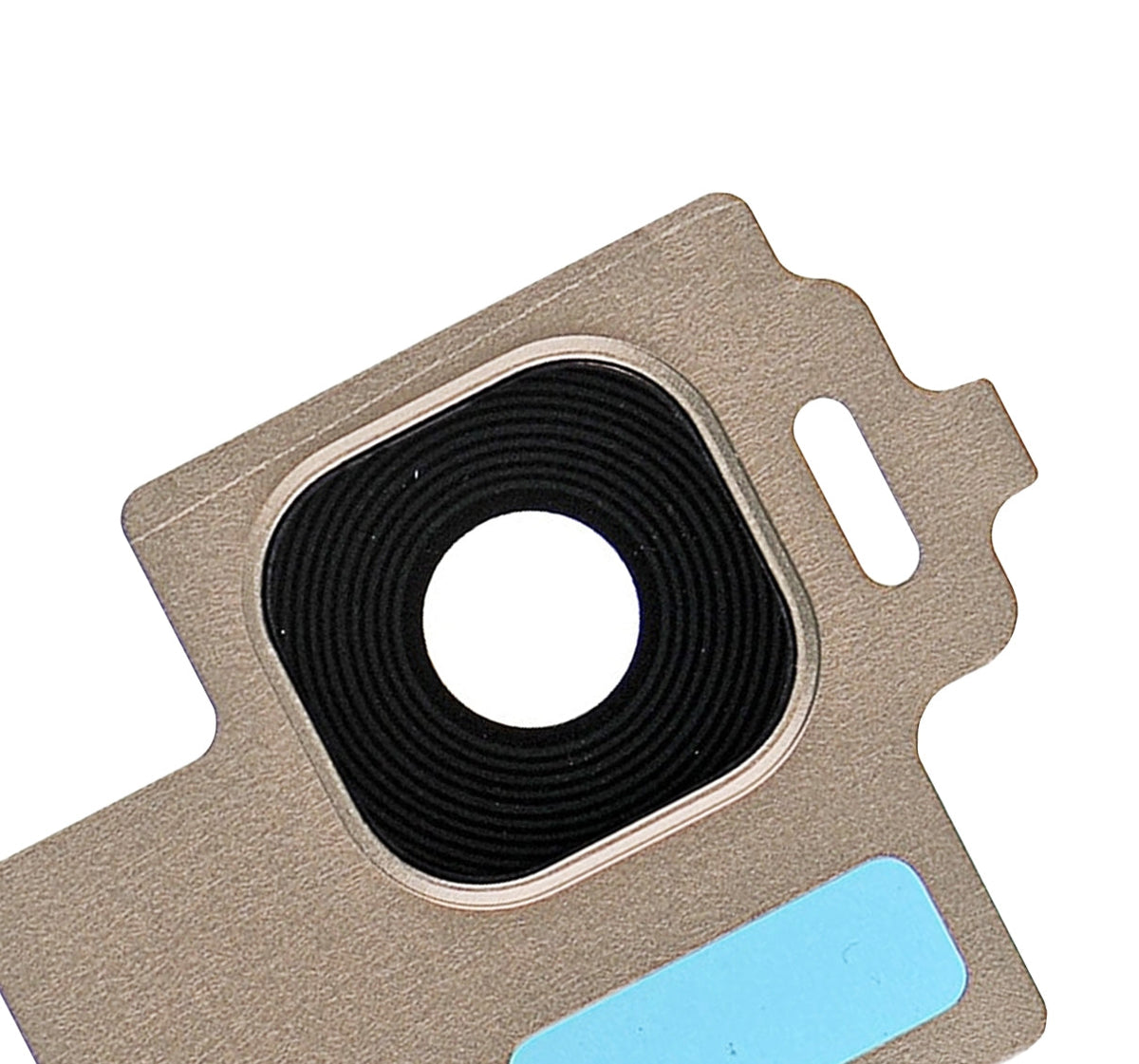 Replacement Back Camera Lens With Bezel Ring Compatible For Samsung Galaxy S8 (Gold)
