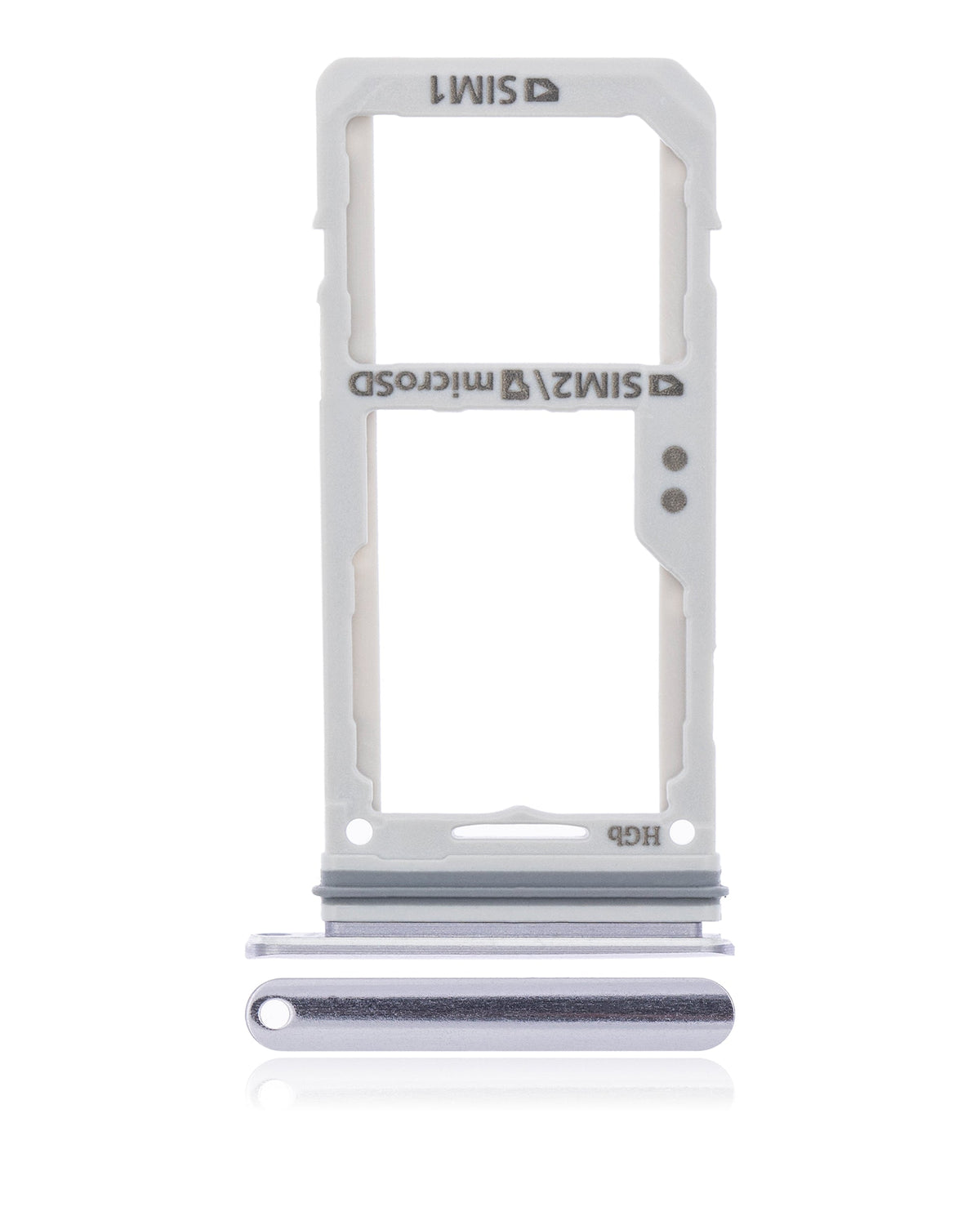 Dual Sim Card Tray Replacement  Compatible For Samsung Galaxy S8 / S8 Plus (Orchid Gray)