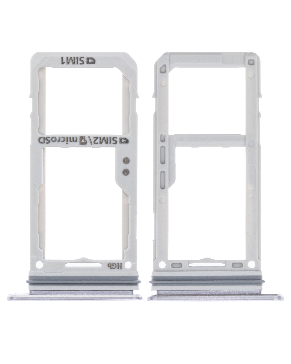 Dual Sim Card Tray Replacement  Compatible For Samsung Galaxy S8 / S8 Plus (Orchid Gray)