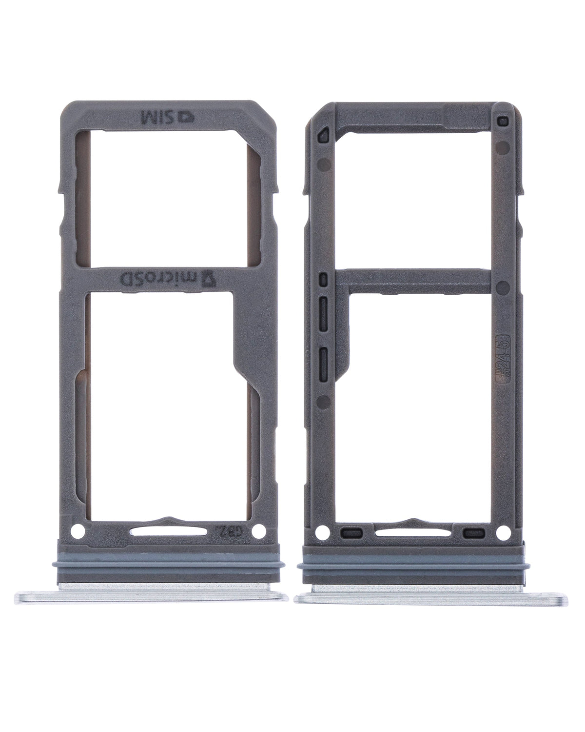 Dual Sim Card Tray Replacement Compatible For Samsung Galaxy S8 / S8 Plus (Arctic Silver)