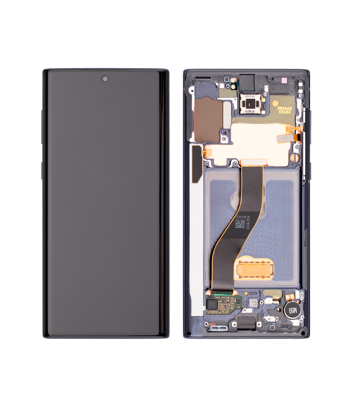Replacement OLED Assembly With Frame Compatible For Samsung Galaxy Note 10 (Service Pack) (Aura Black)
