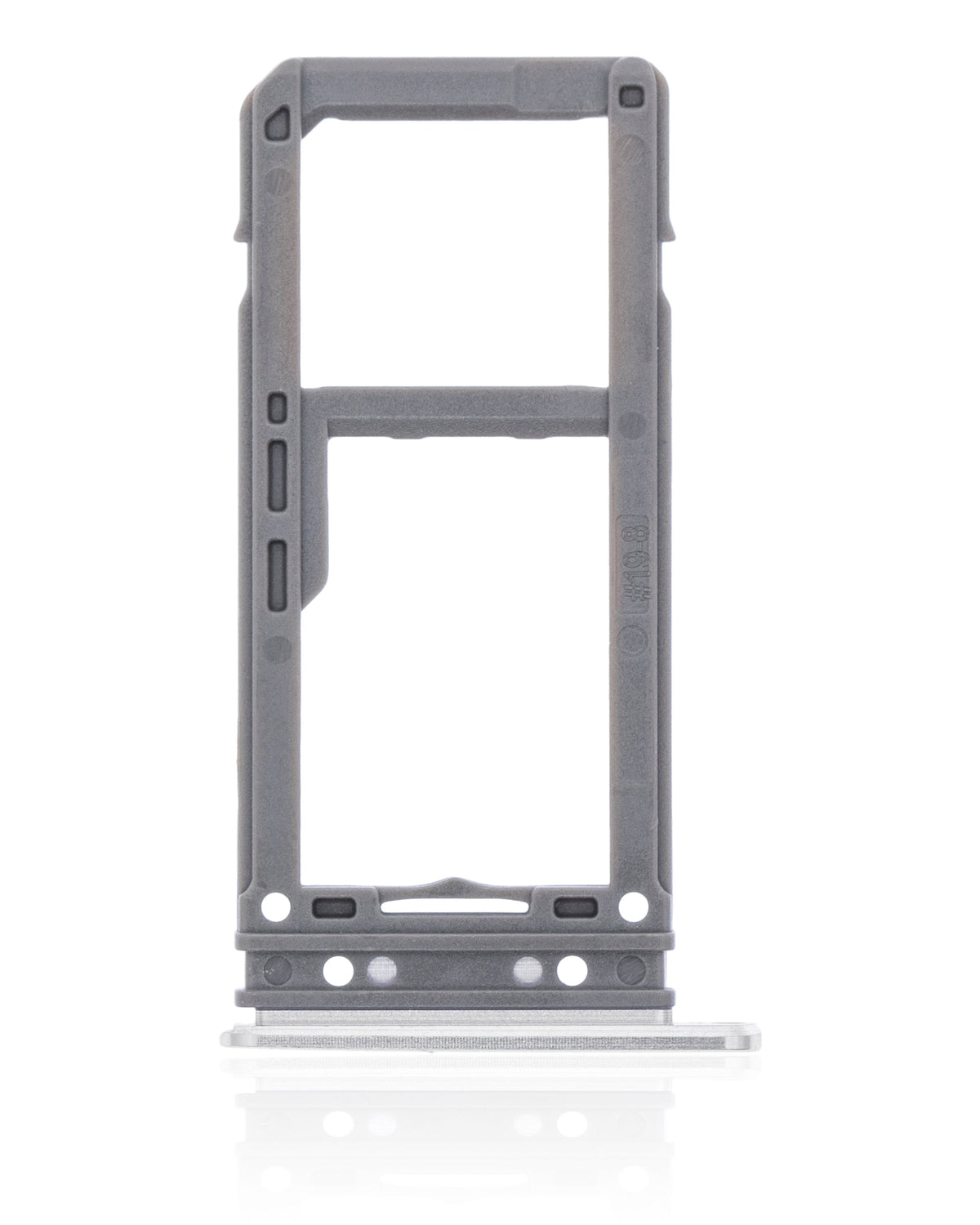 Single Sim Card Tray Compatible For Samsung Galaxy S8 / S8 Plus Replacement (Arctic Silver)