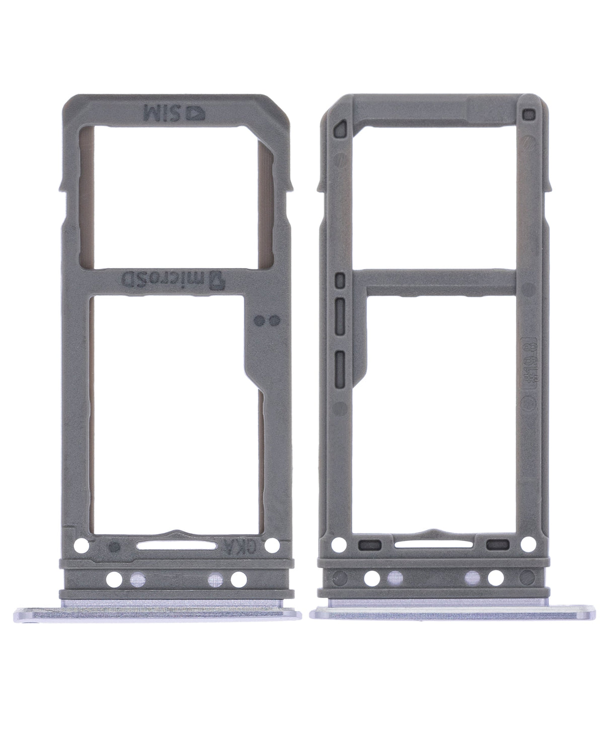 Single Sim Card Tray Replacement Compatible For Samsung Galaxy S8 / S8 Plus (Orchid Gray)