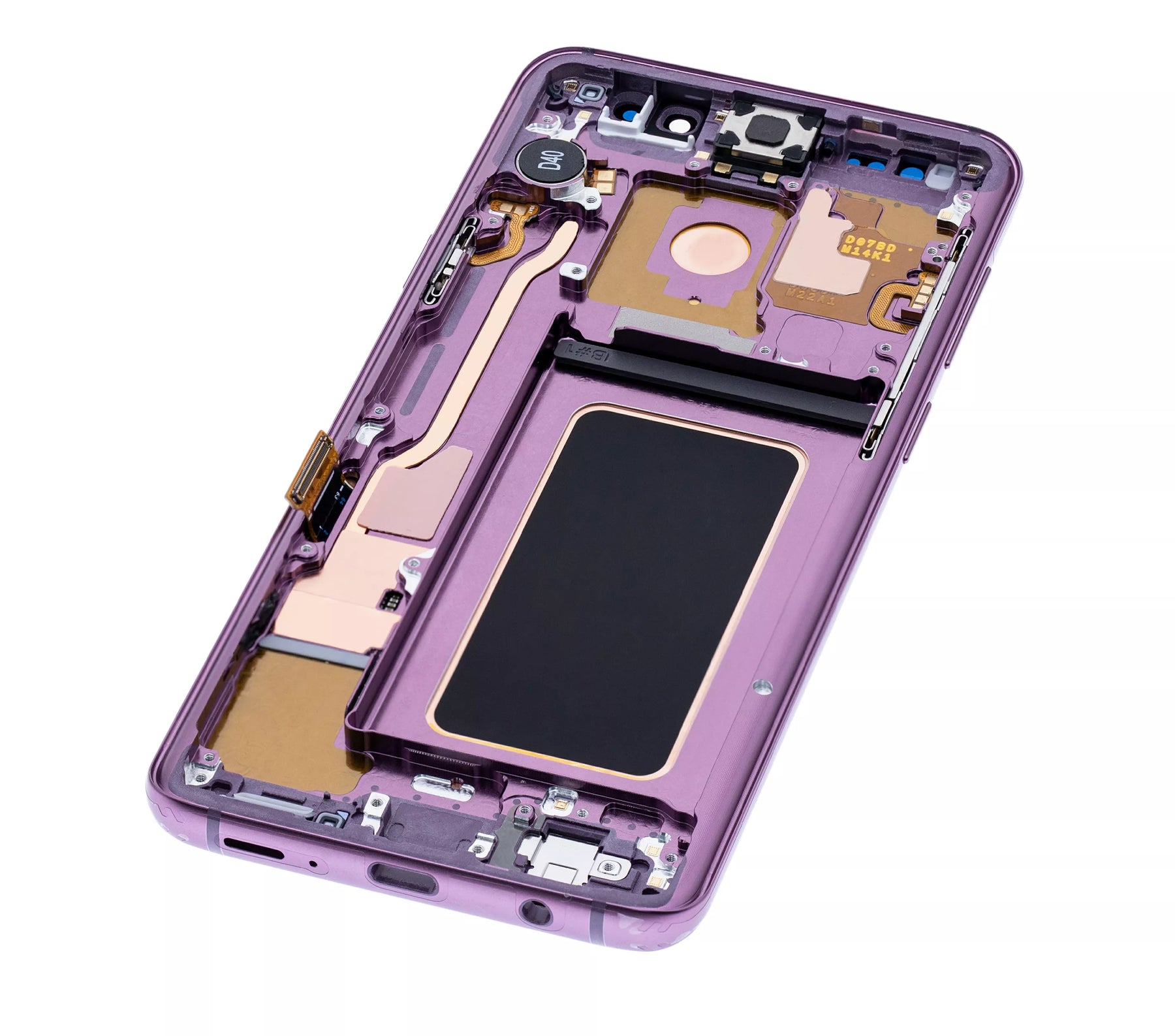 OLED Assembly With Frame Compatible For Samsung Galaxy S9 Plus Replacement (Service Pack) (Lilac Purple)