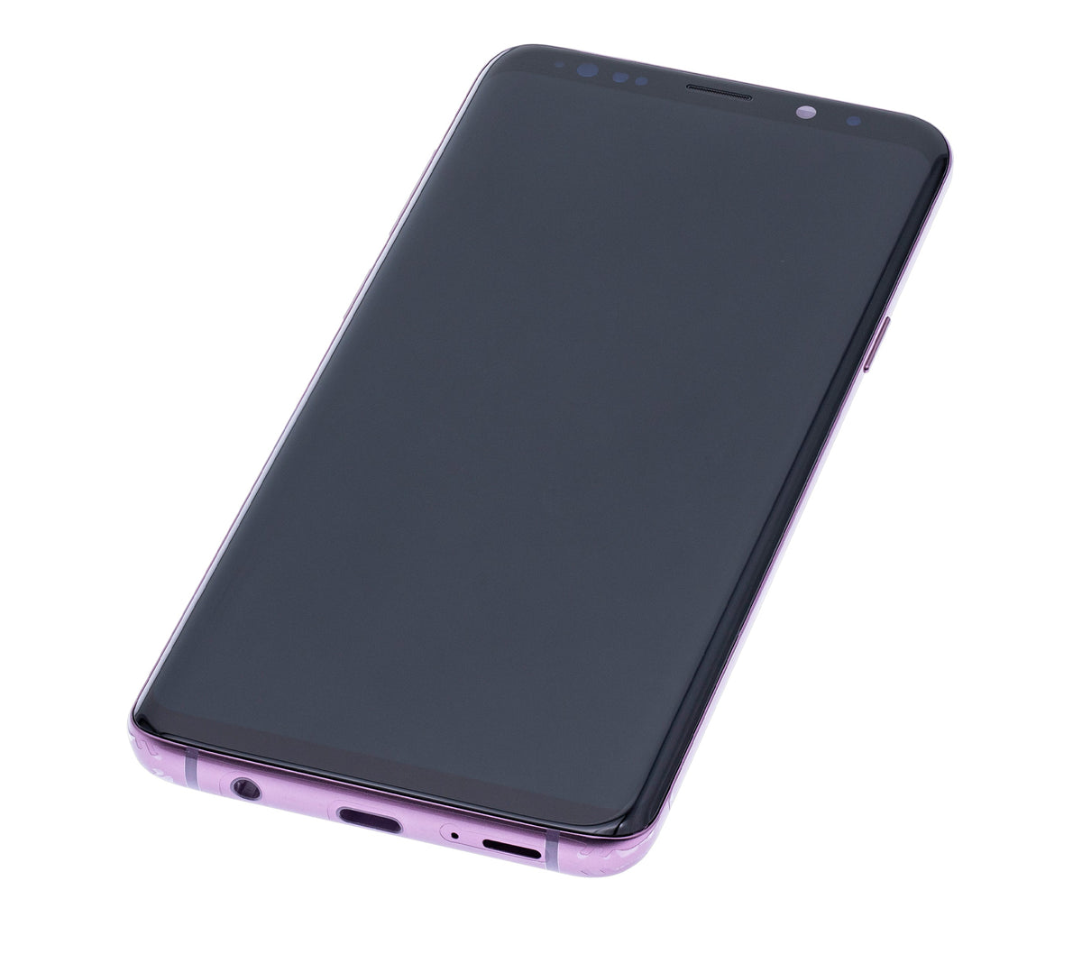 OLED Assembly With Frame Replacement  Compatible For Samsung Galaxy S9 Plus (Refurbished) (Lilac Purple)