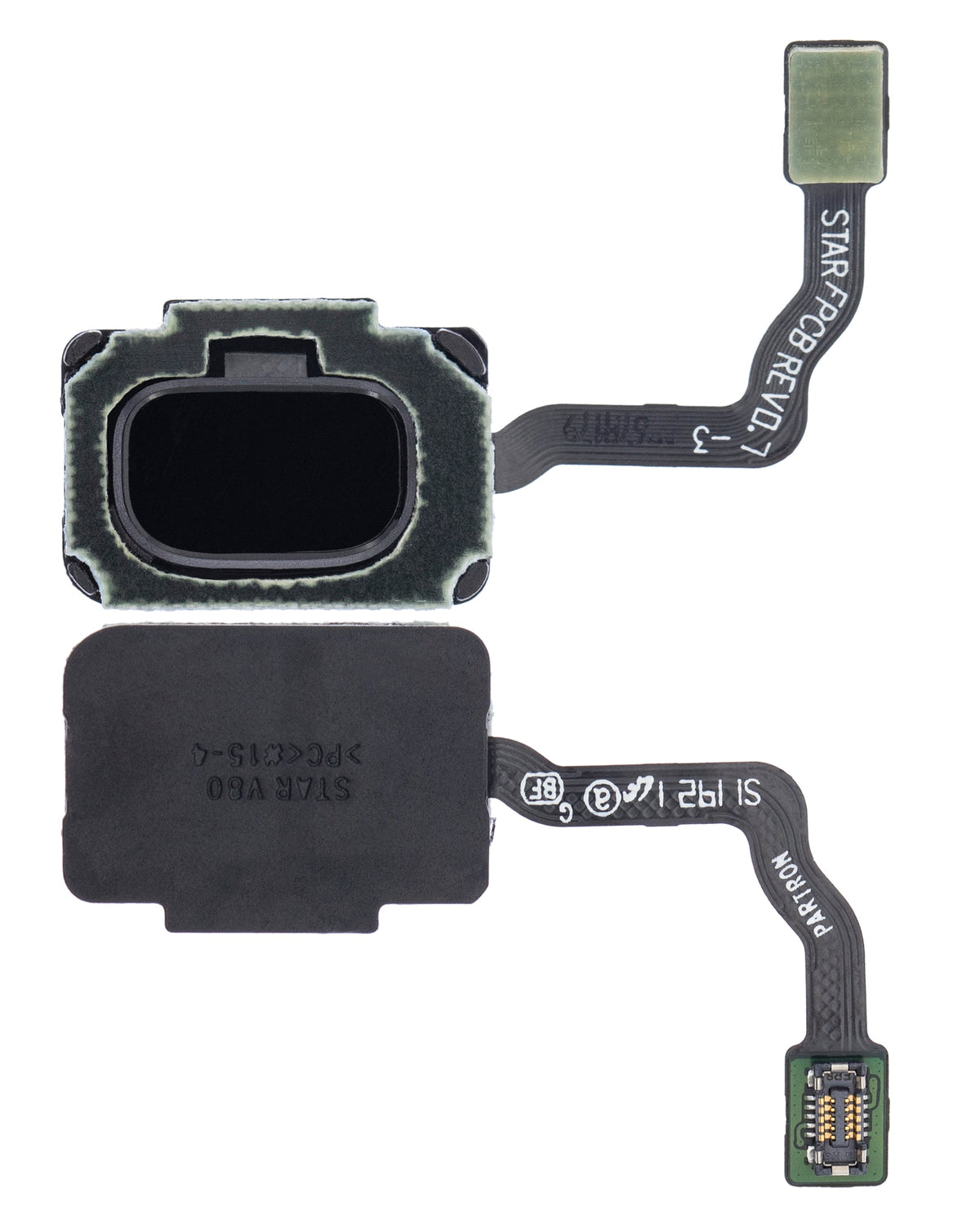 Replacement Fingerprint Reader With Flex Cable Compatible For Samsung Galaxy S9 / S9 Plus (Midnight Black)