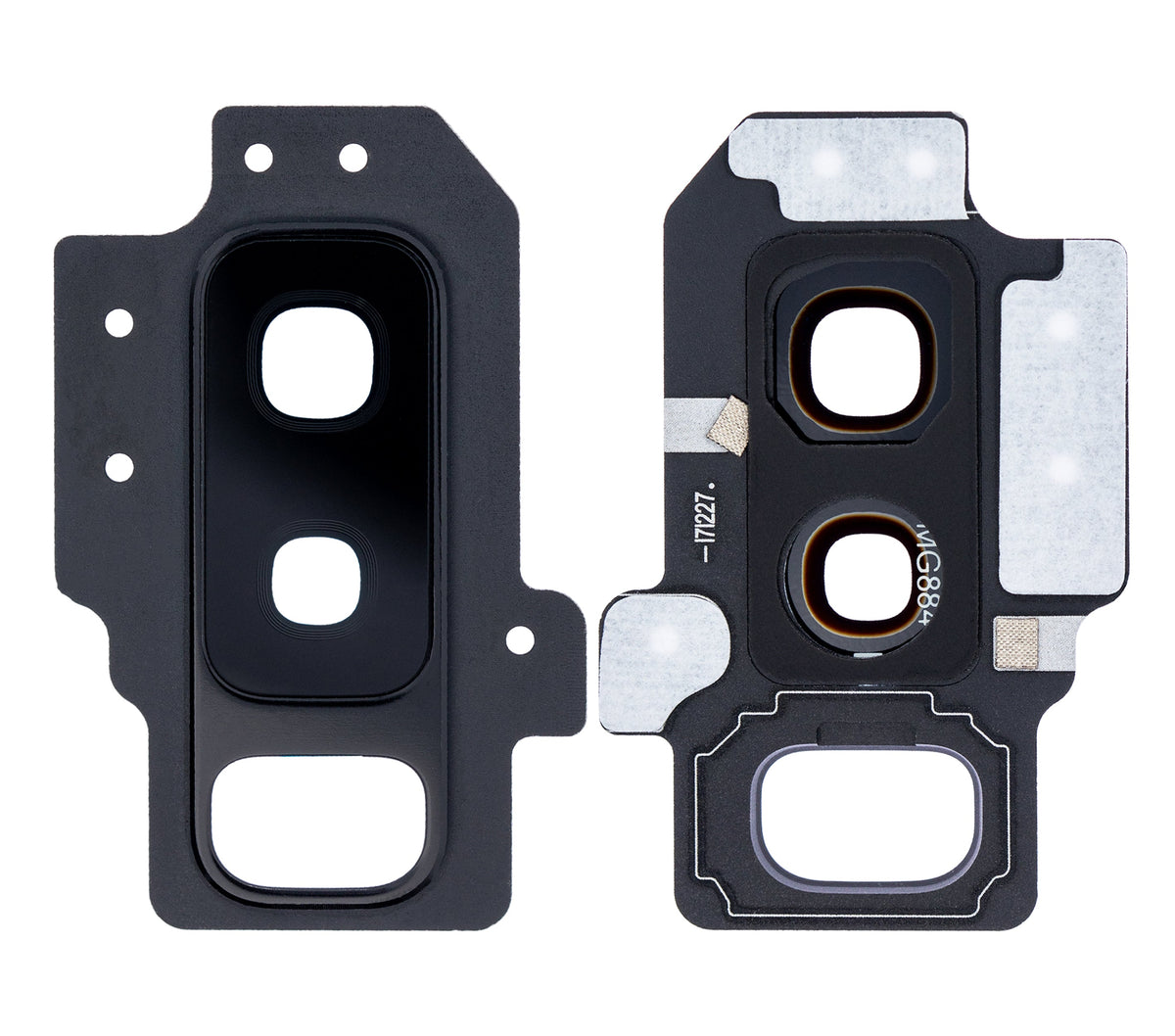 Back Camera Lens With Bracket / Bezel Compatible For Samsung Galaxy S9 Plus Replacement (Black)