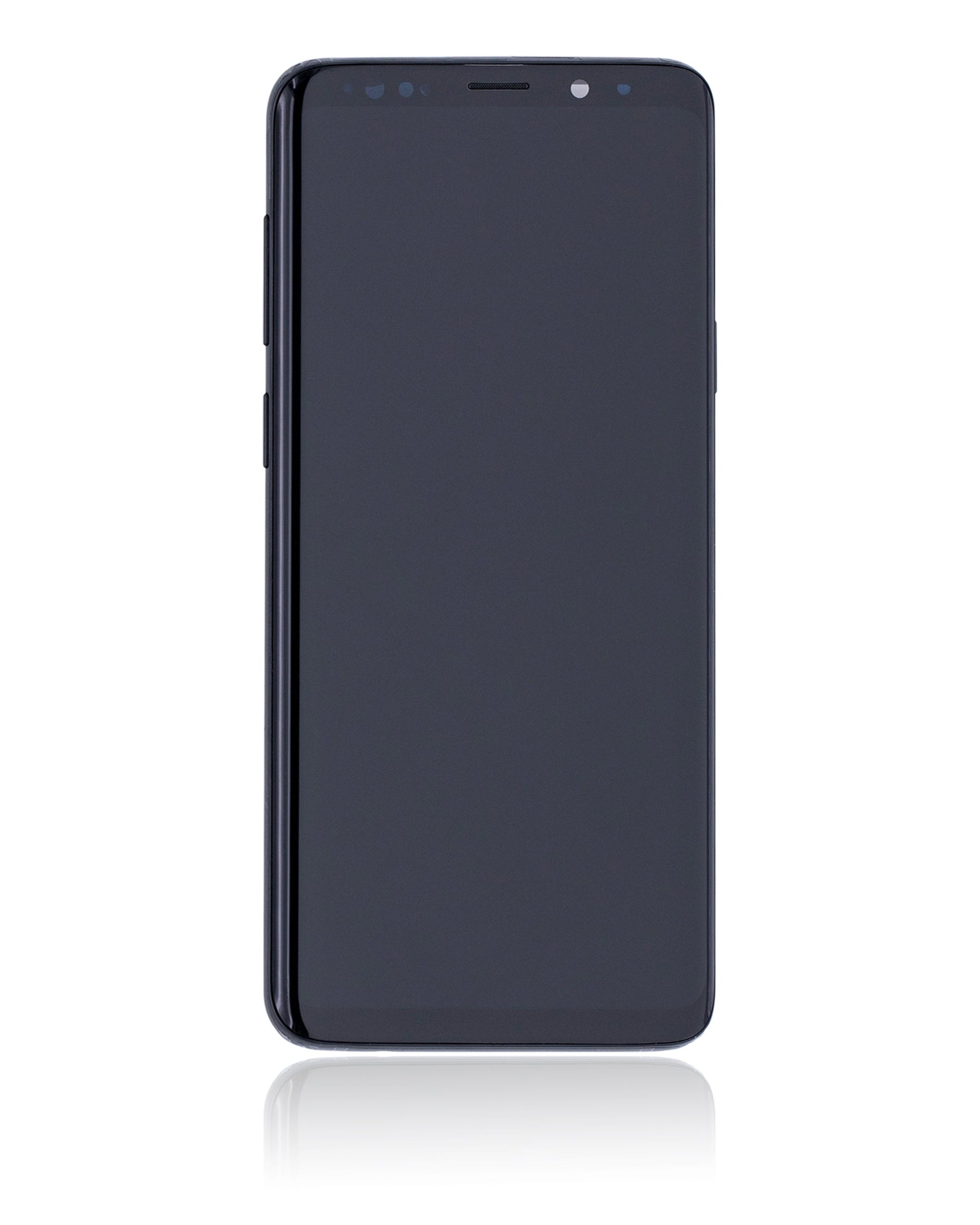 OLED Assembly With Frame Compatible For Samsung Galaxy S9 Plus Replacement (Vemake) (Midnight Black)