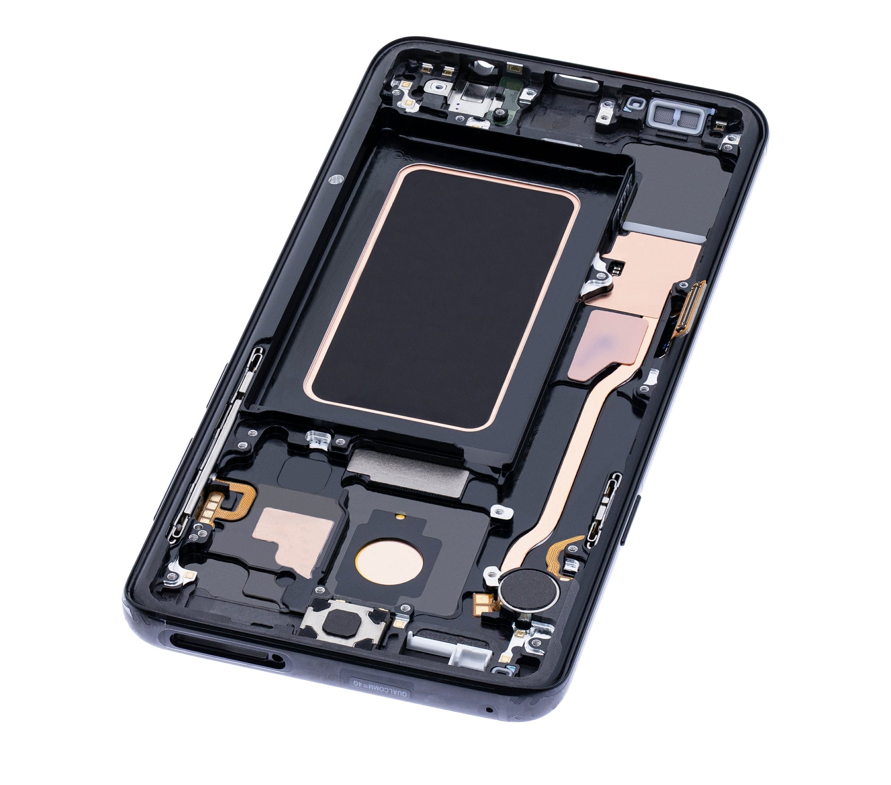 OLED Assembly With Frame Compatible For Samsung Galaxy S9 Plus Replacement (Vemake) (Midnight Black)
