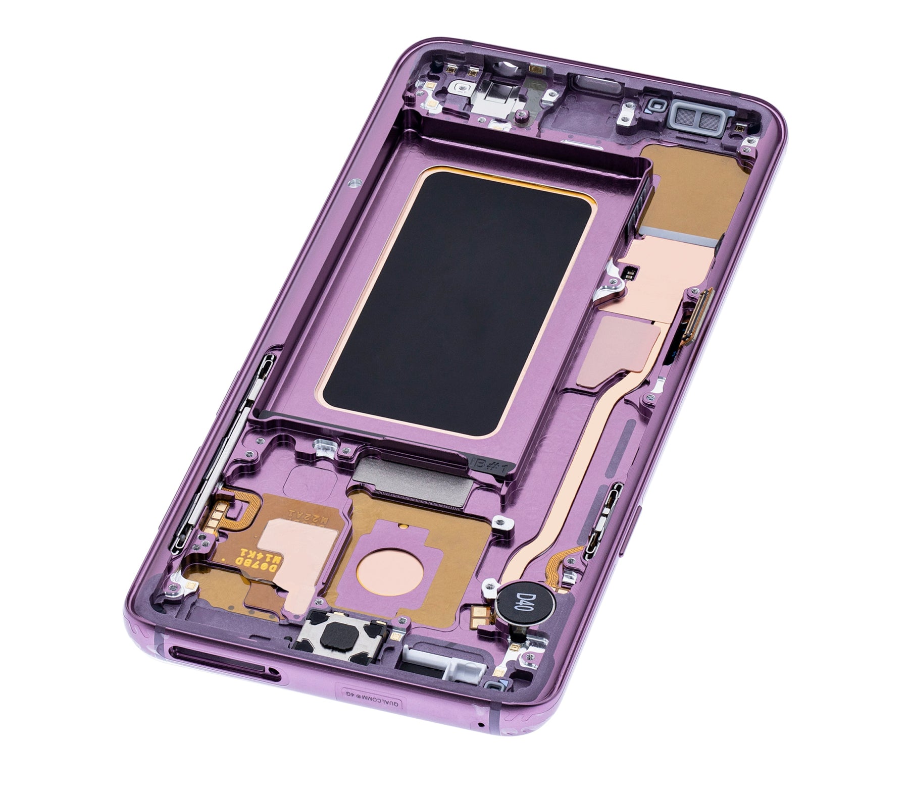 OLED Assembly With Frame Compatible For Samsung Galaxy S9 Plus Replacement (Vemake) (Lilac Purple)