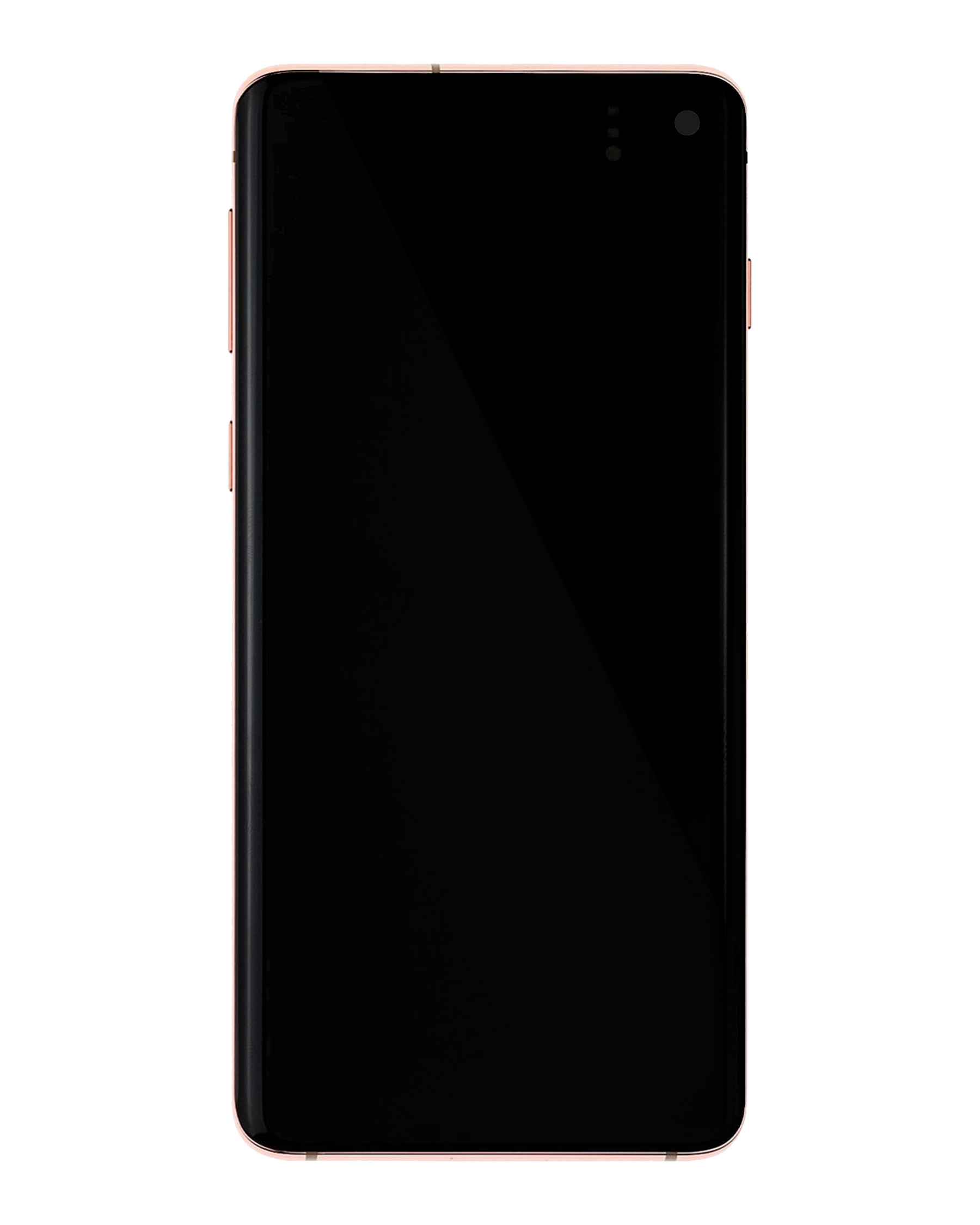 Replacement LCD Assembly With Frame (Without Finger Print Sensor) Compatible For Samsung Galaxy S10 (Aftermarket Plus: TFT) (Flamingo Pink)
