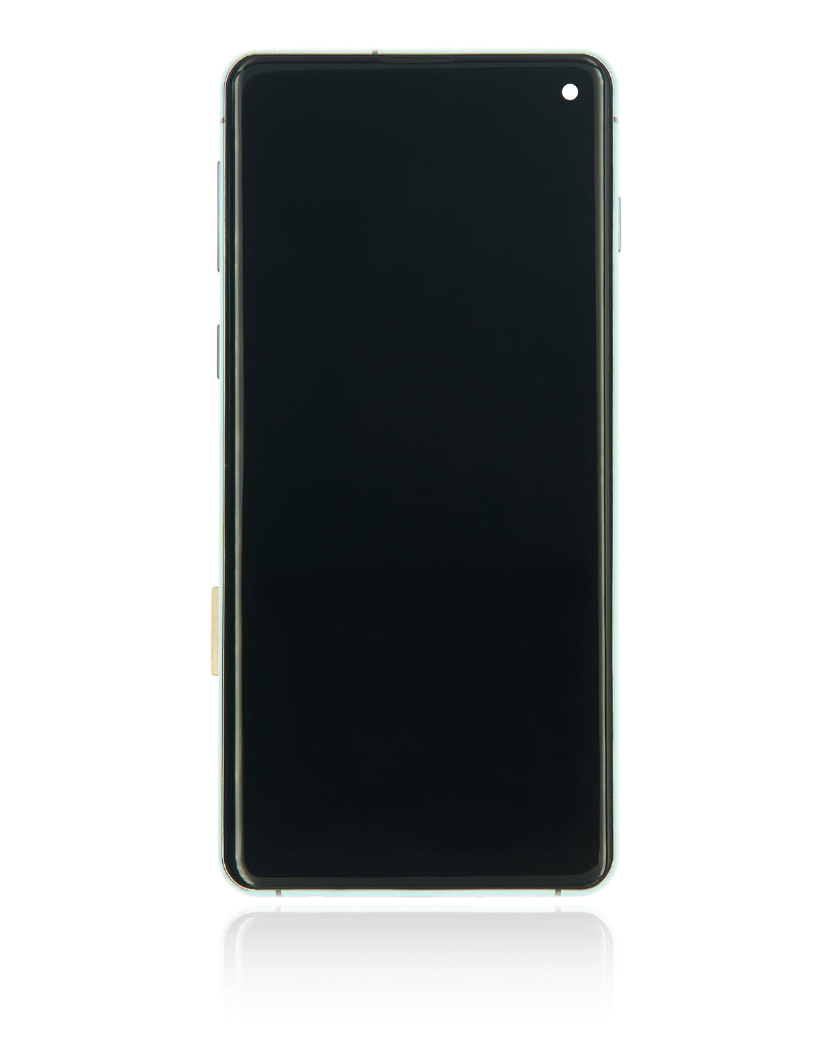 Replacement LCD Assembly With Frame (Without Finger Print Sensor) Compatible For Samsung Galaxy S10 (Aftermarket Plus: TFT) (Prism Green)
