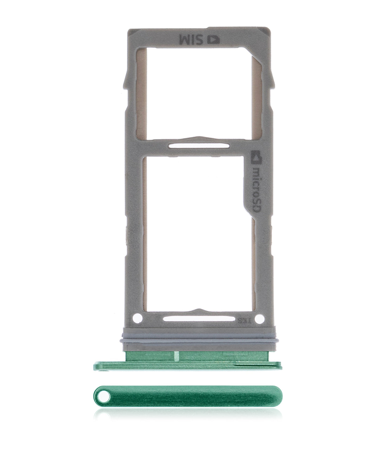 Single Sim Card Tray Compatible For Samsung Galaxy S10 / S10 Plus / S10E  Replacement (Prism Green)