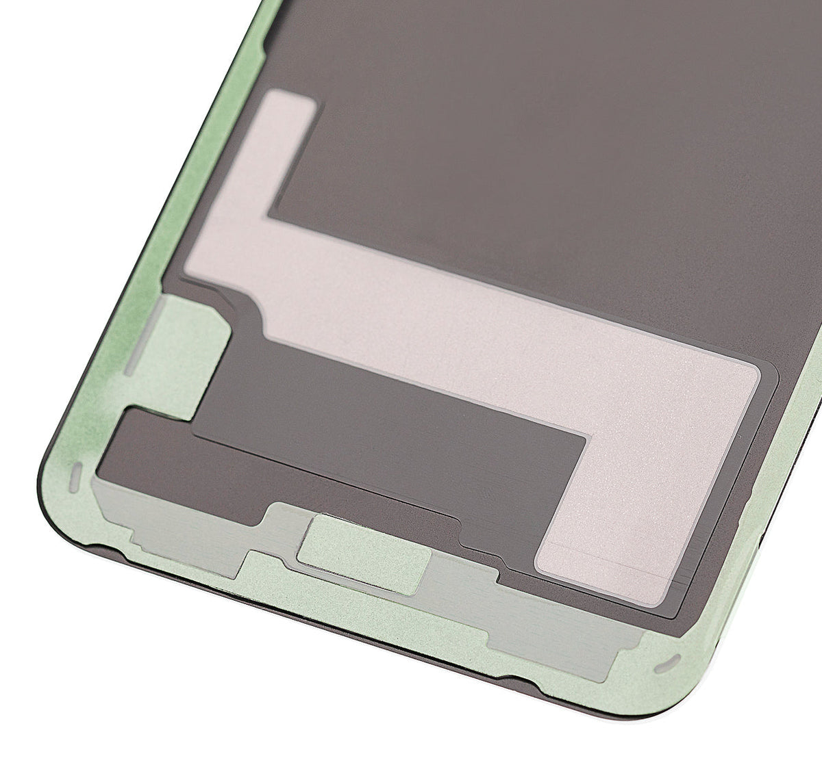 Back cover Glass With Camera Lens Compatible For Samsung Galaxy S10E Replacement (No Logo) (Vemake) (Prism White)