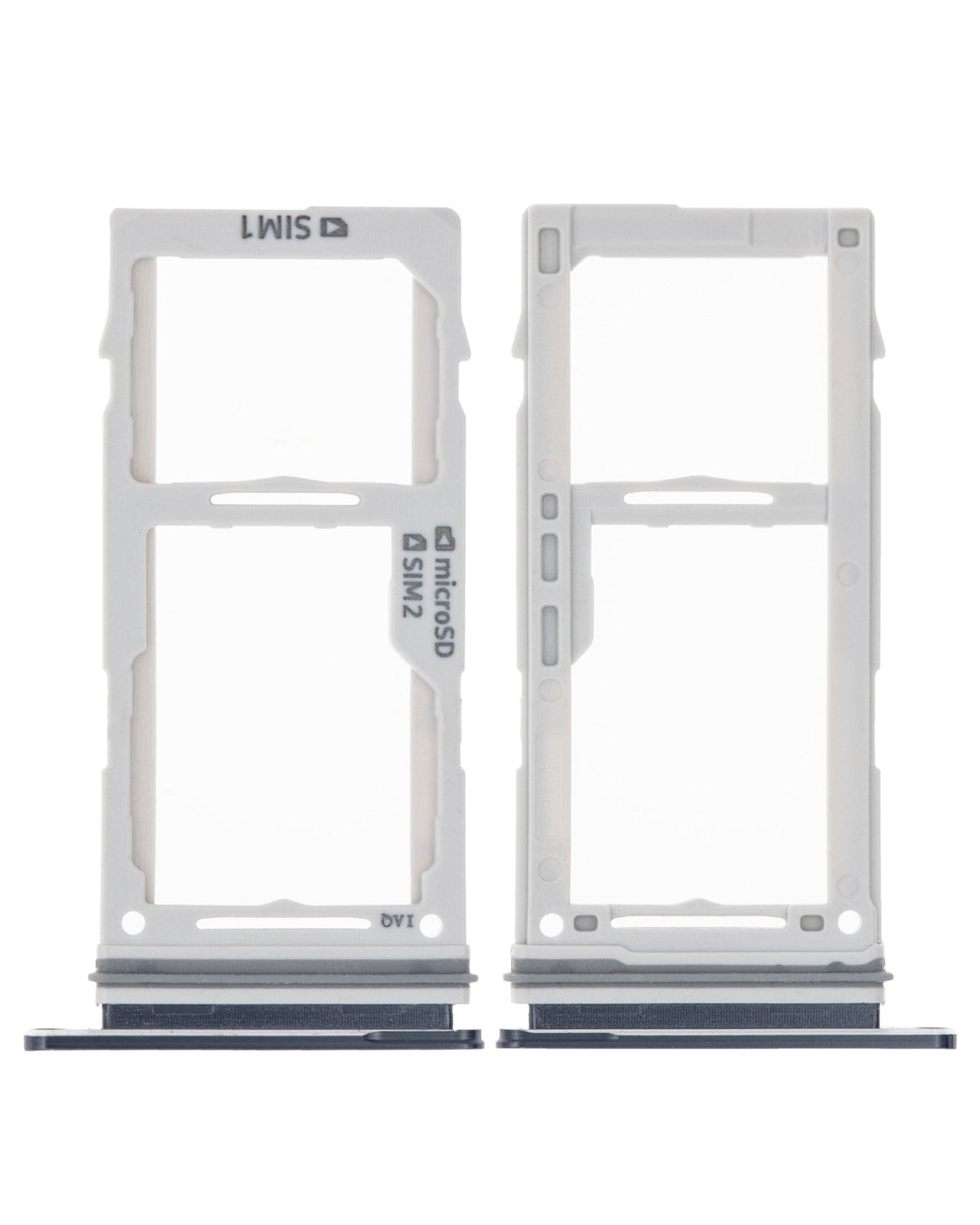 Single Sim Card Tray Compatible For Samsung Galaxy S10 / S10 Plus / S10E Replacement (Prism White)