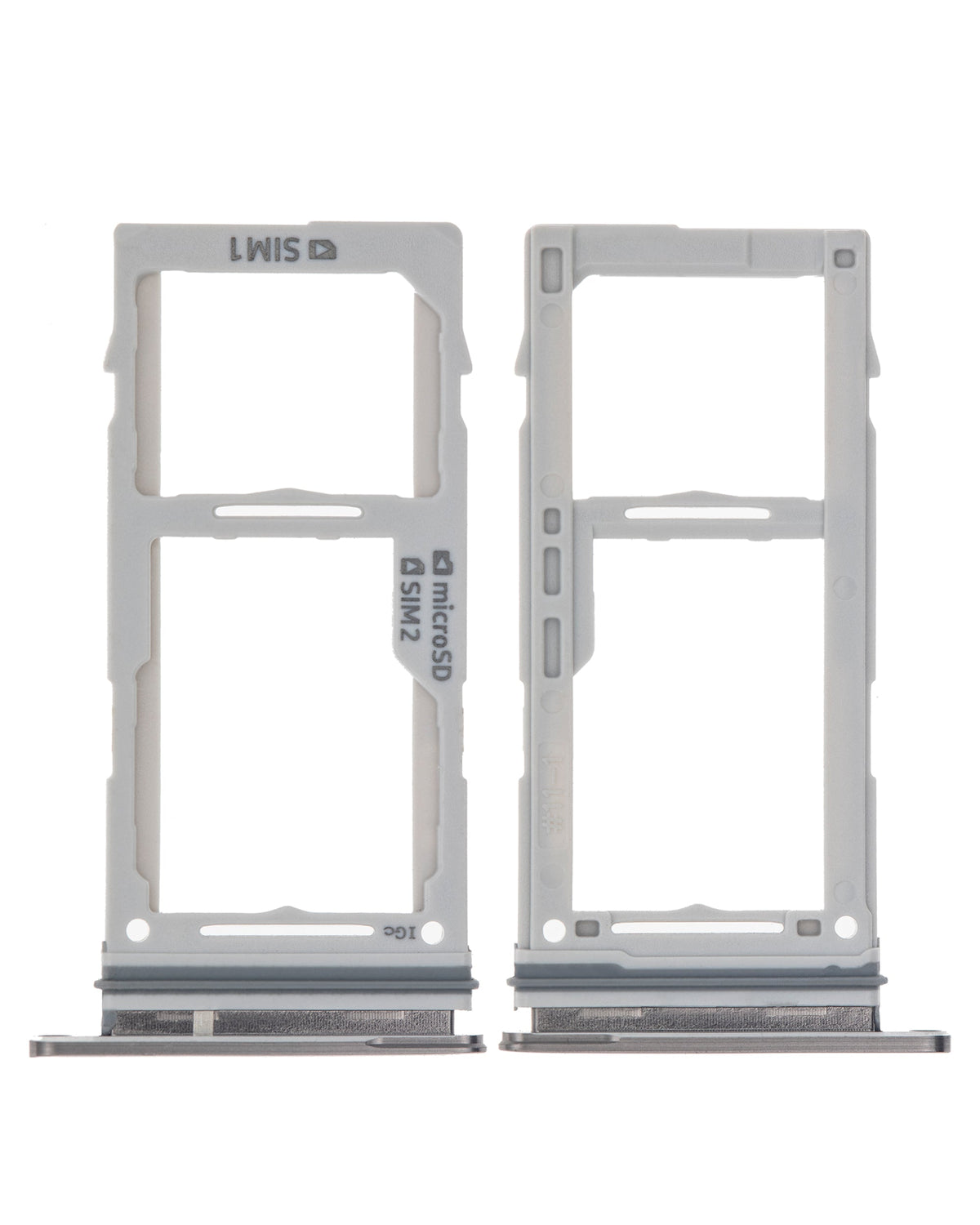 Dual Sim Card Tray Compatible For Samsung Galaxy S10e Replacement (Prism Black)