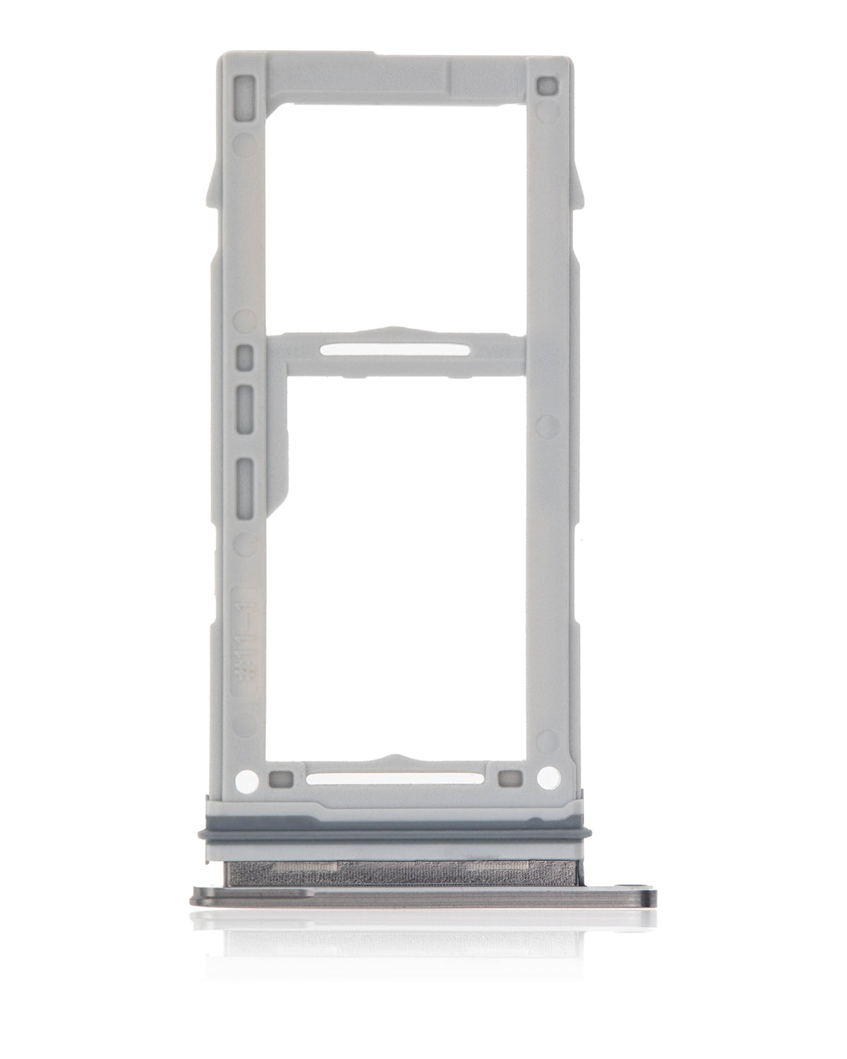 Dual Sim Card Tray Compatible For Samsung Galaxy S10e Replacement (Prism Black)