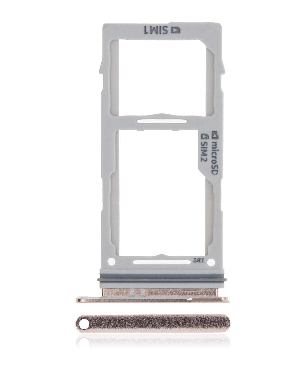 Replacement Dual Sim Card Tray Compatible For Samsung Galaxy S10 / S10 Plus / S10E (Ceramic White)