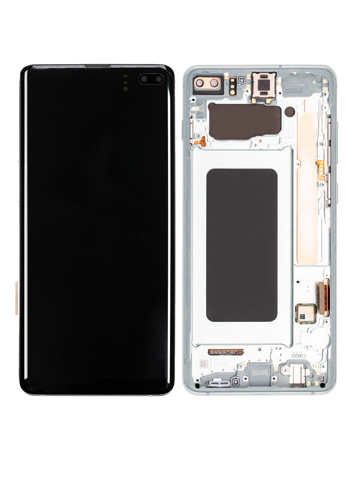 Replacement OLED Assembly With Frame Compatible For Samsung Galaxy S10 Plus (Refurbished) (Prism Green)