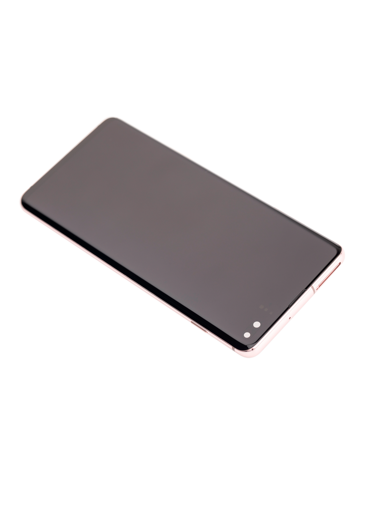 OLED Assembly With Frame Compatible For Samsung Galaxy S10 Plus Replacement (Service Pack) (Flamingo Pink)