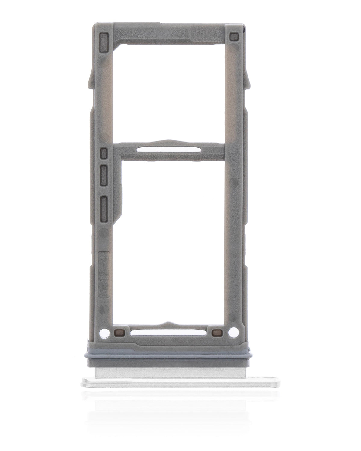 Single Sim Card Tray Replacement Compatible For Samsung Galaxy S10 / S10 Plus / S10E (Prism White)